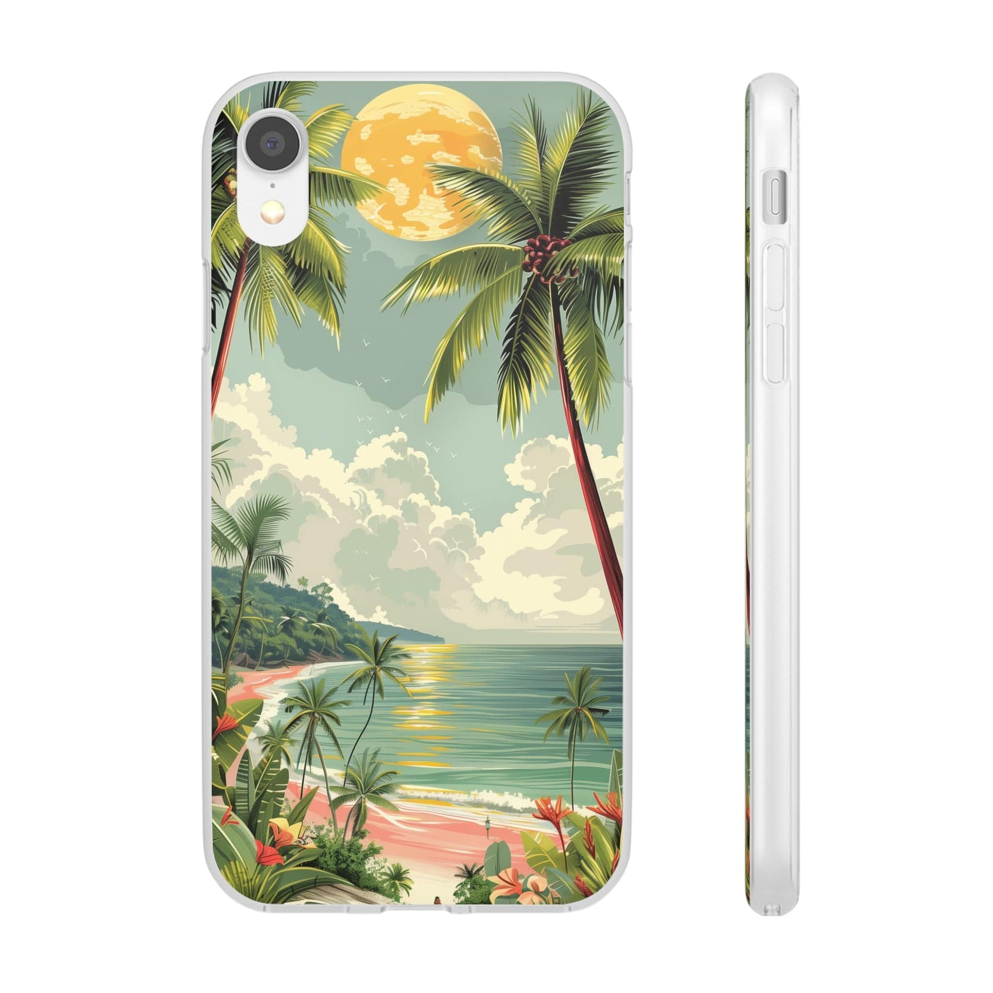 Printify Phone Case Summer Beach Vibes Flexi Cases