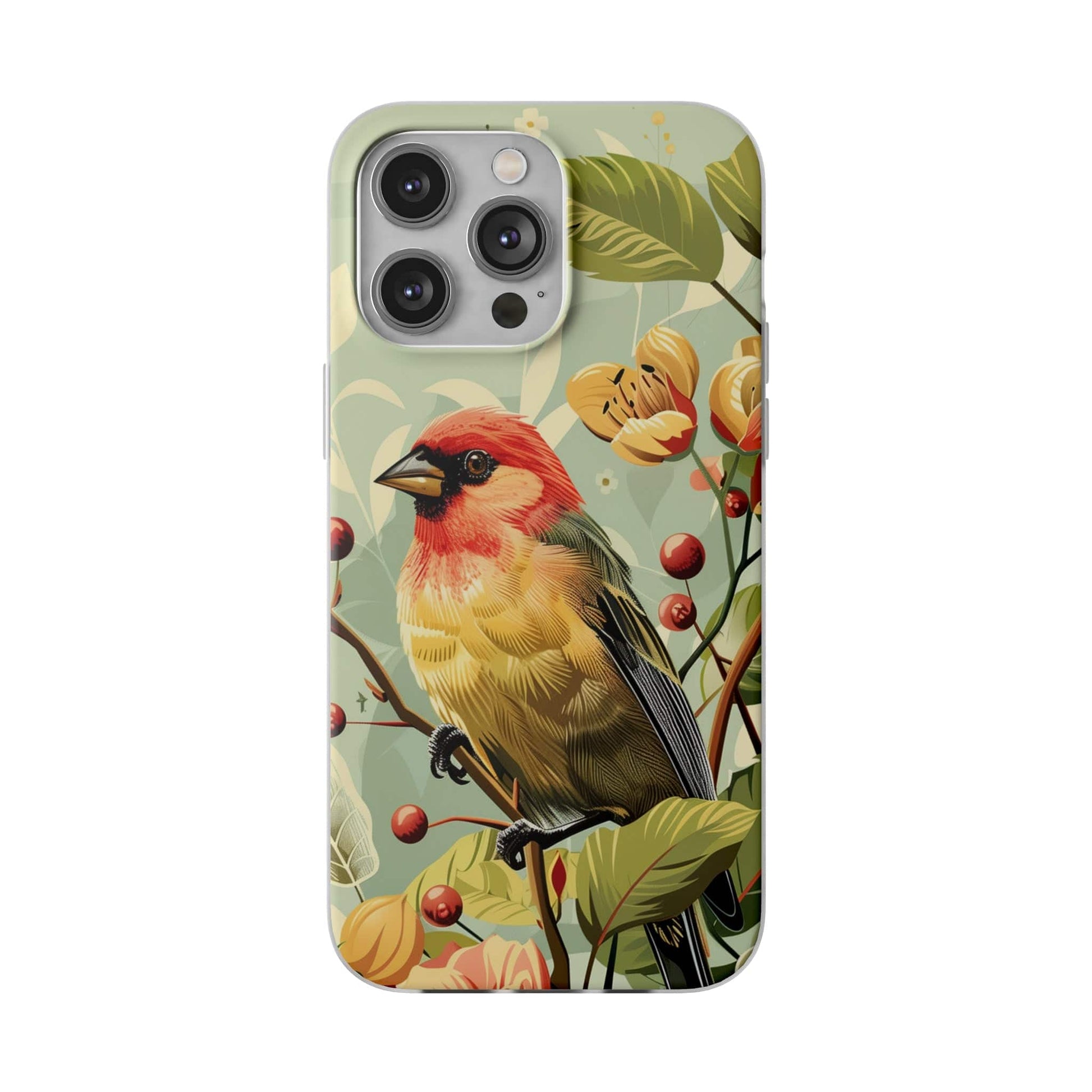 Printify Phone Case iPhone 14 Pro Max Summer Spring Bird Flexi Cases