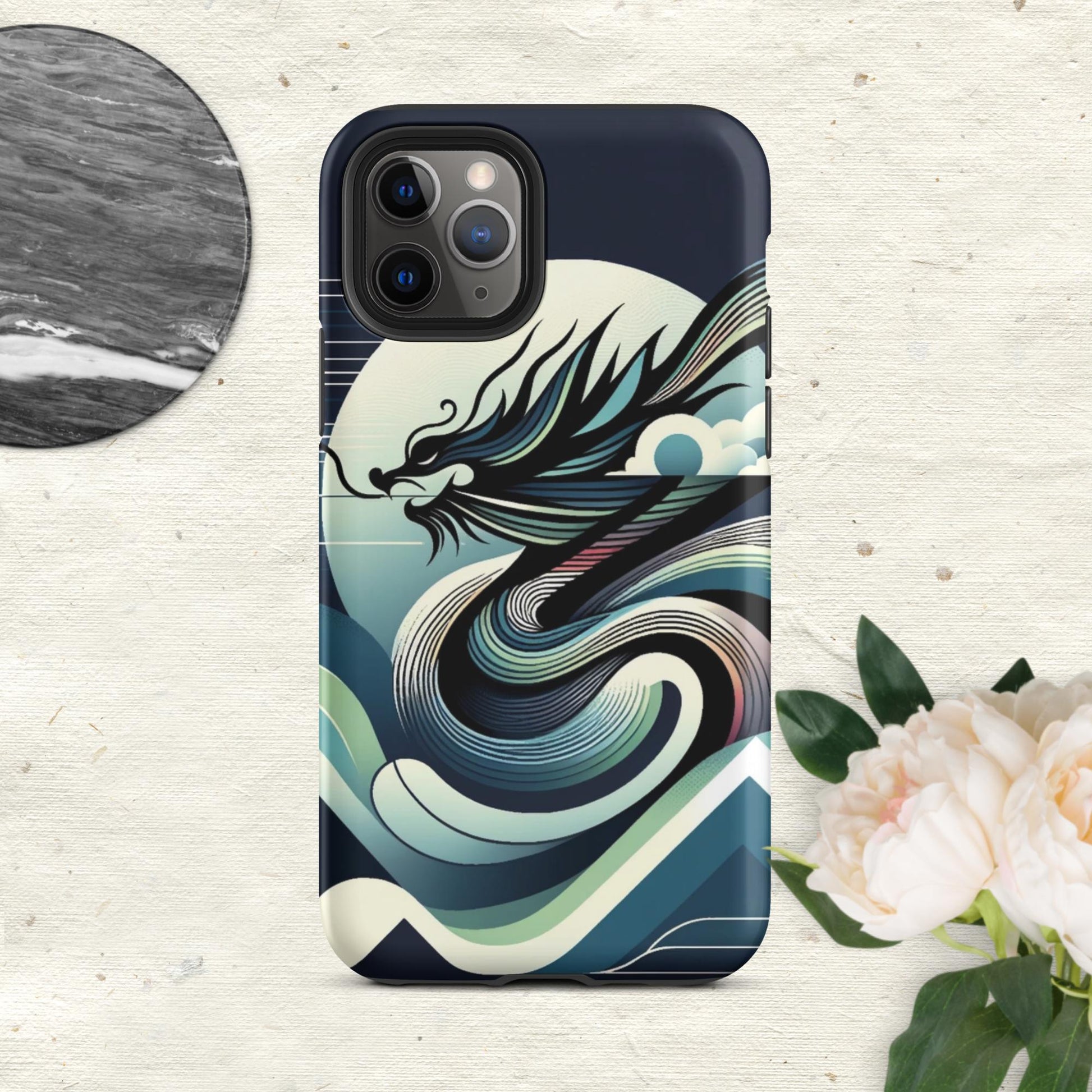 The Hologram Hook Up Dragon Icon Tough Case for iPhone®