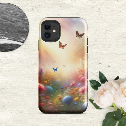 The Hologram Hook Up Glossy / iPhone 11 Butterfly Oasis Tough Case for iPhone®