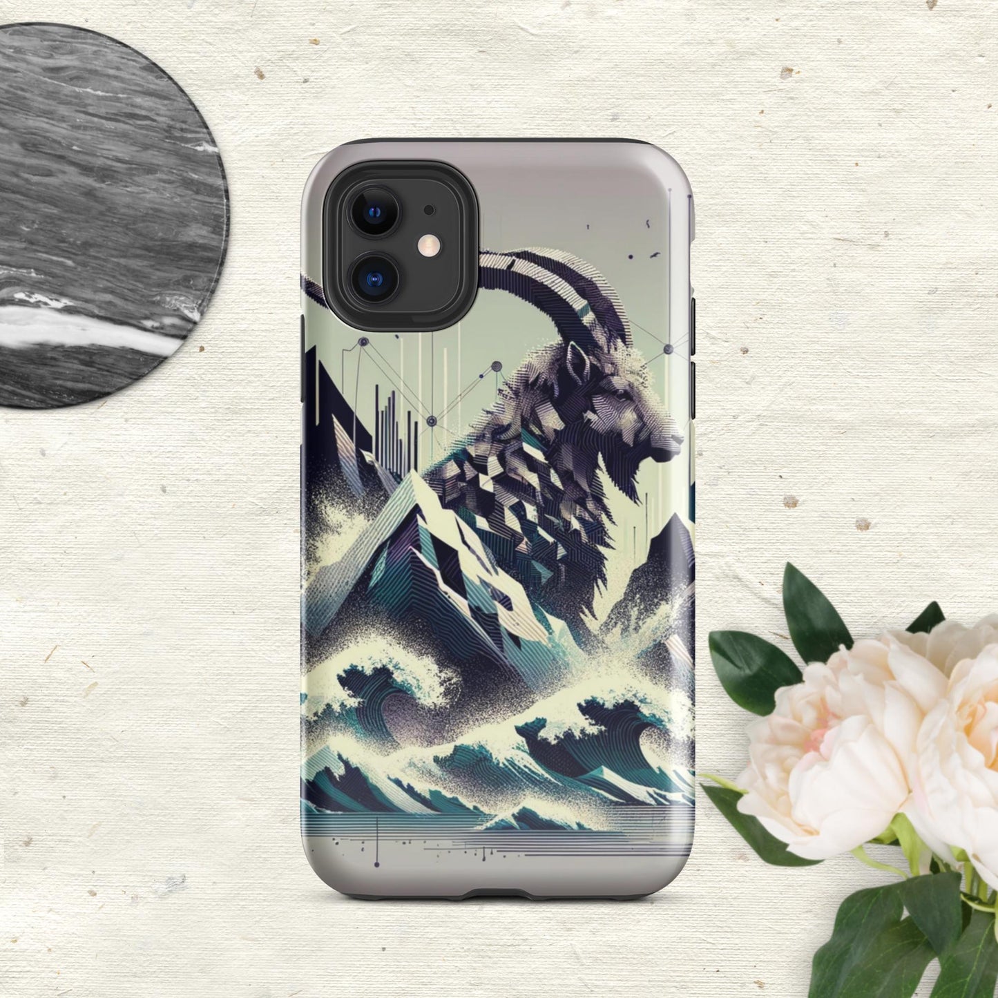 The Hologram Hook Up Glossy / iPhone 11 Capricorn Tough Case for iPhone®