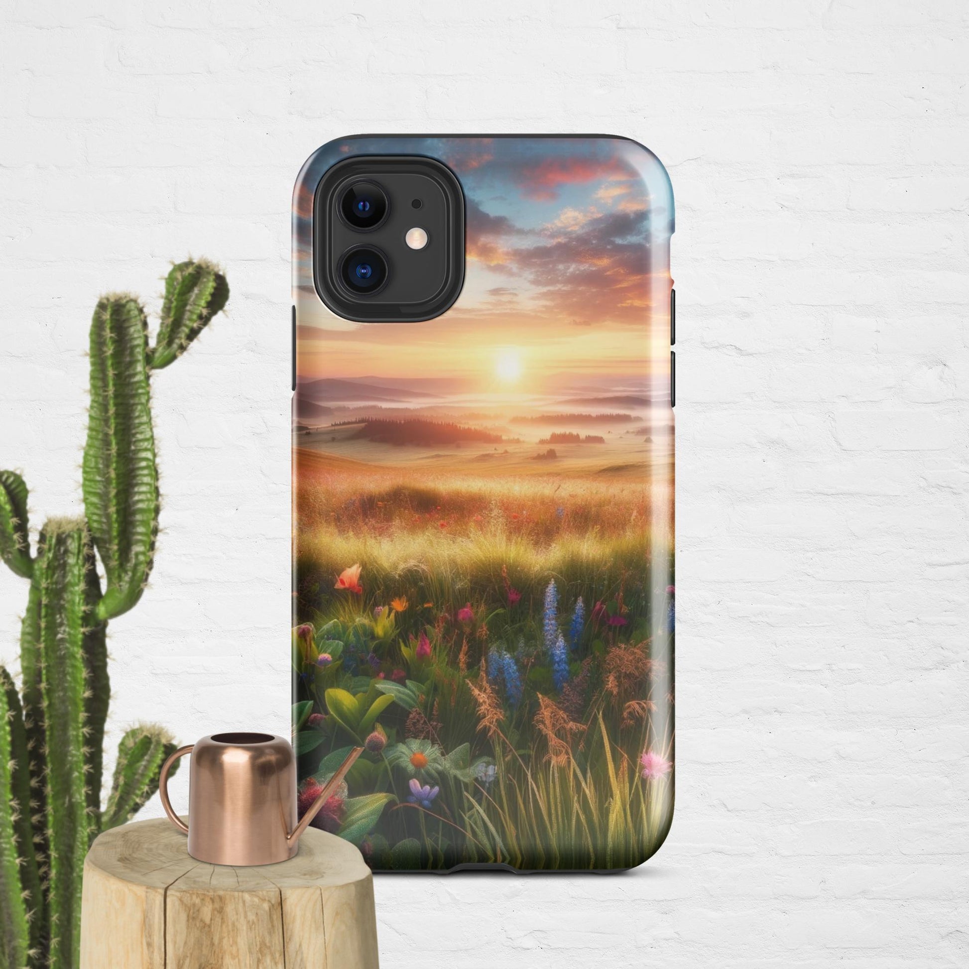 The Hologram Hook Up Glossy / iPhone 11 Dewy Horizons Tough Case for iPhone®