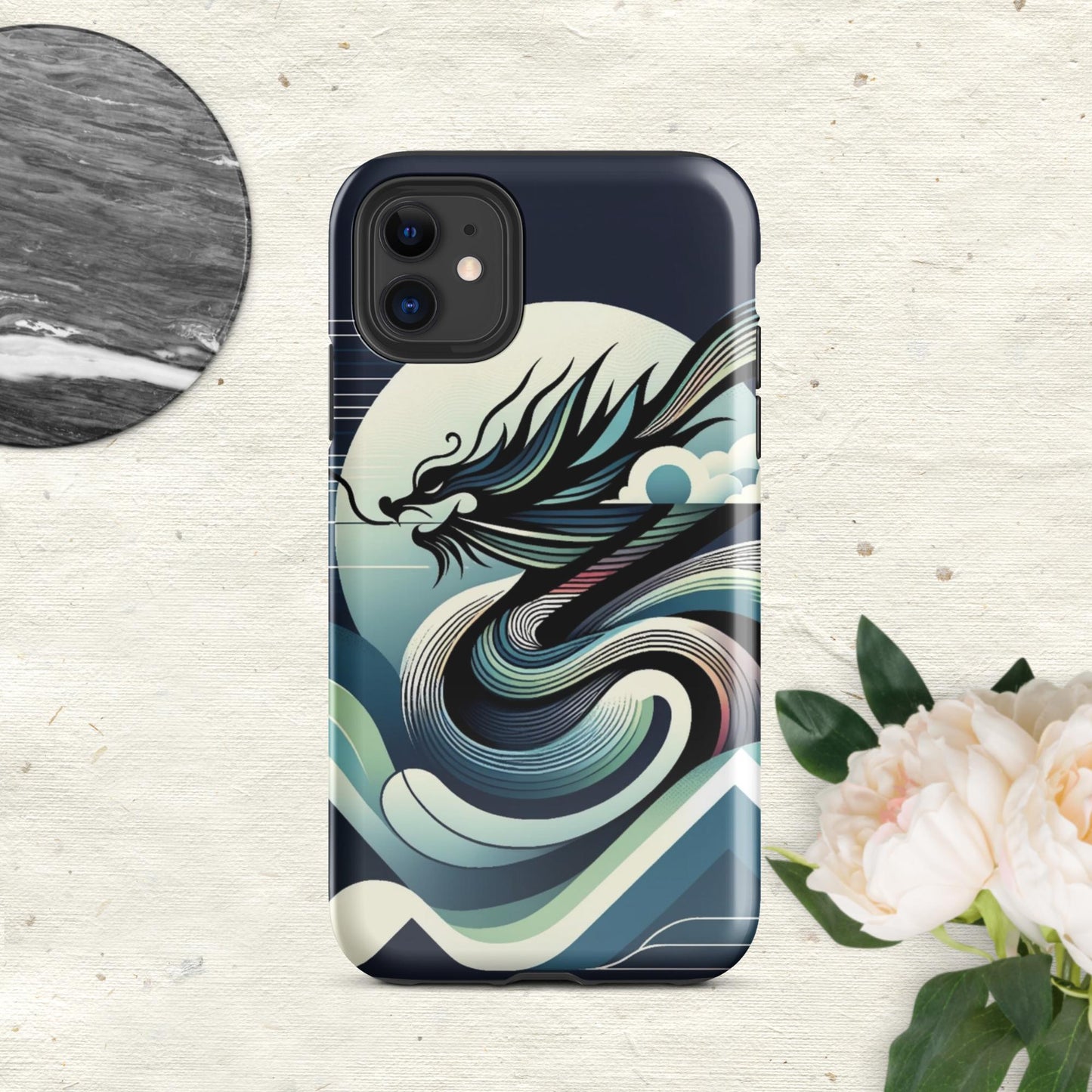The Hologram Hook Up Glossy / iPhone 11 Dragon Icon Tough Case for iPhone®