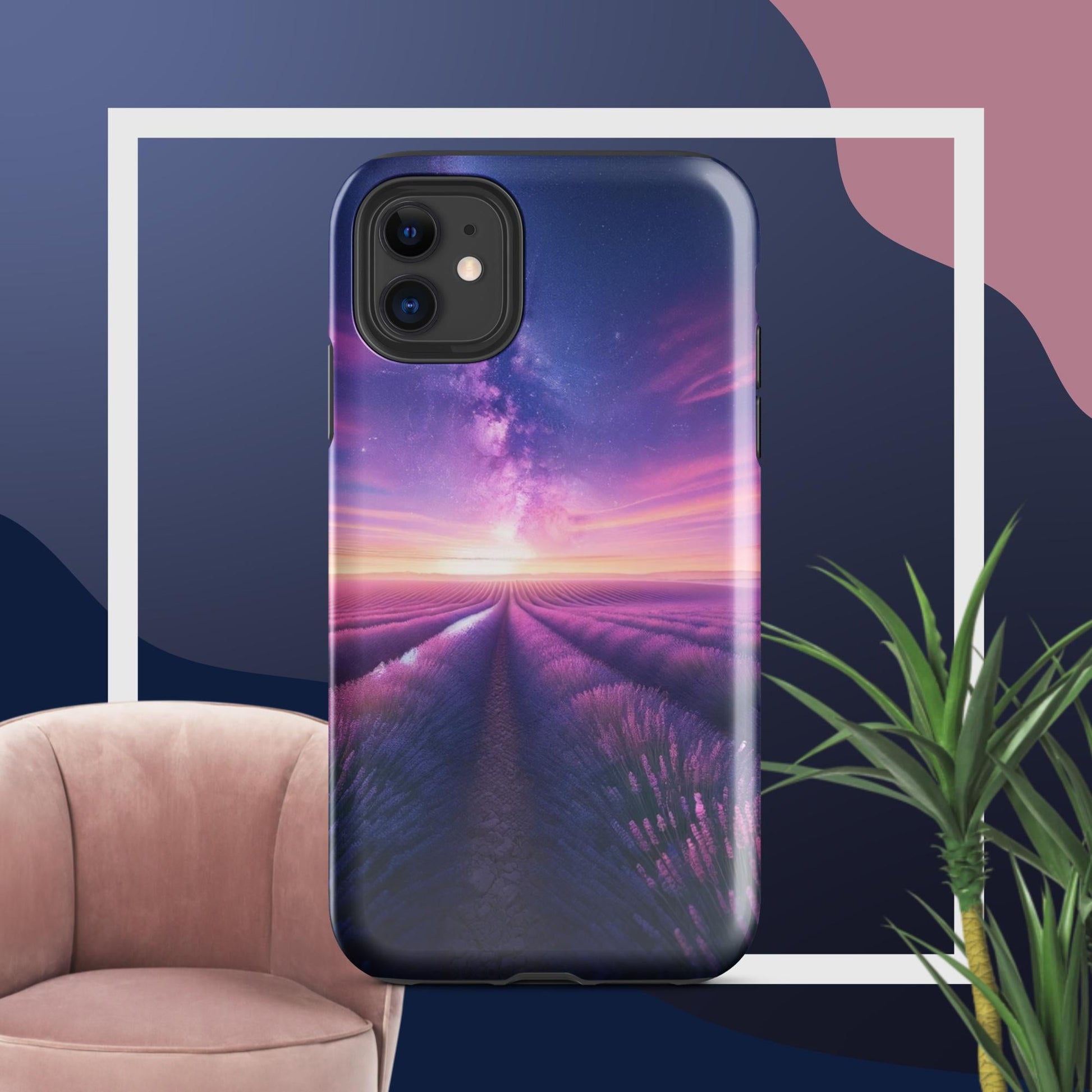 The Hologram Hook Up Glossy / iPhone 11 Lavender Fields Forever Tough Case for iPhone®