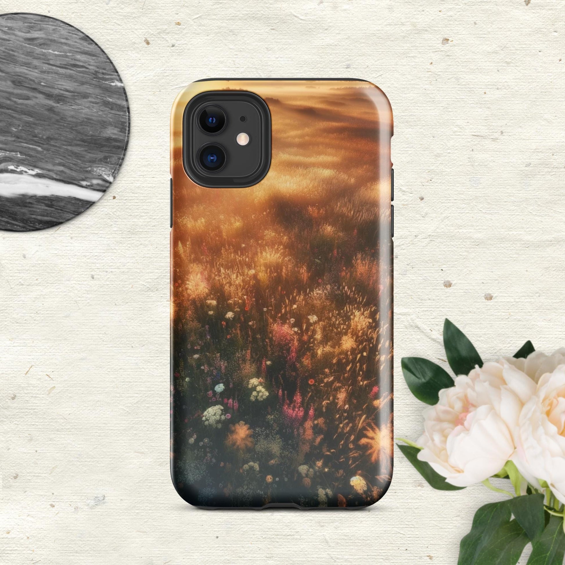 The Hologram Hook Up Glossy / iPhone 11 Morning Meadows Tough Case for iPhone®