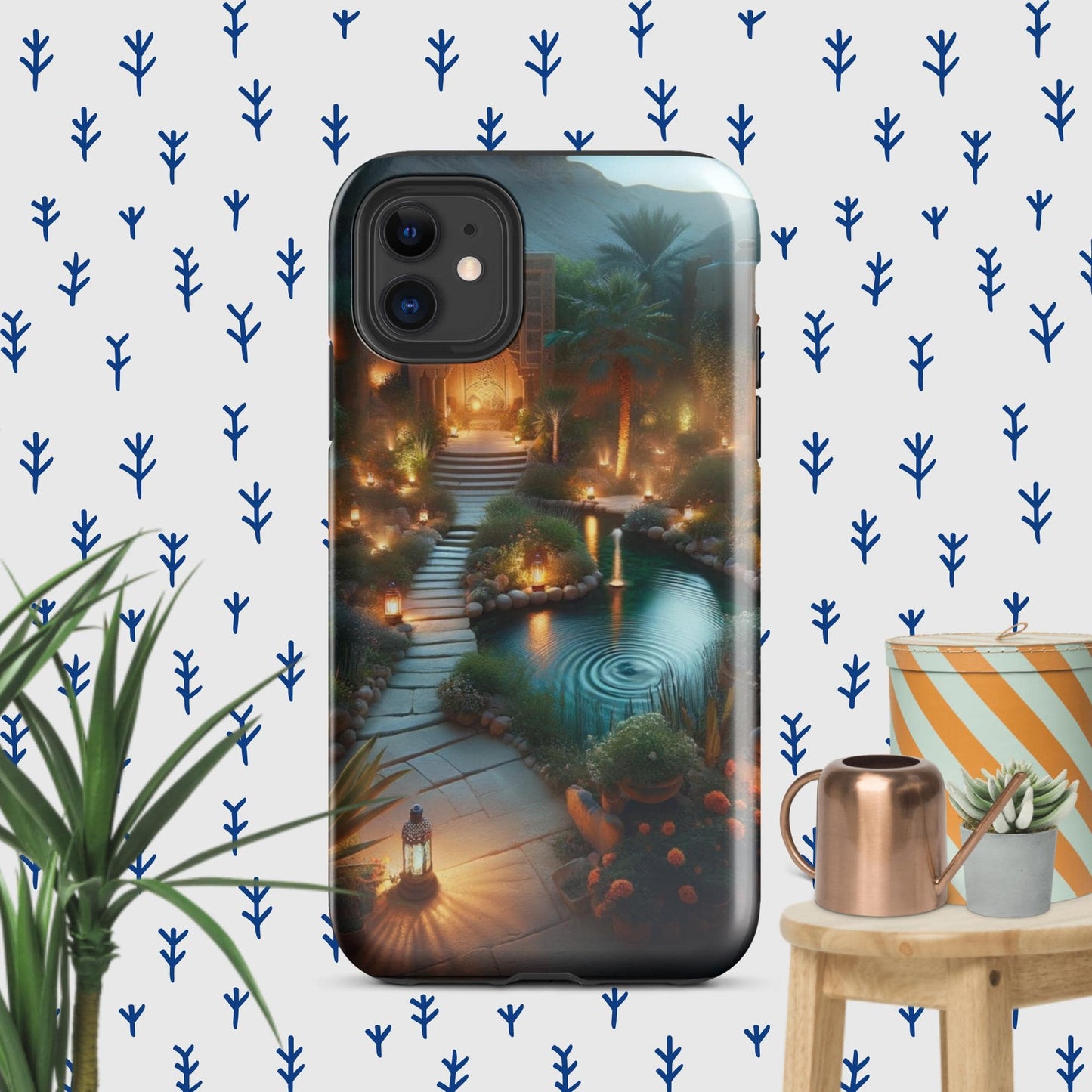 The Hologram Hook Up Glossy / iPhone 11 Peaceful Tranquility Tough Case for iPhone®