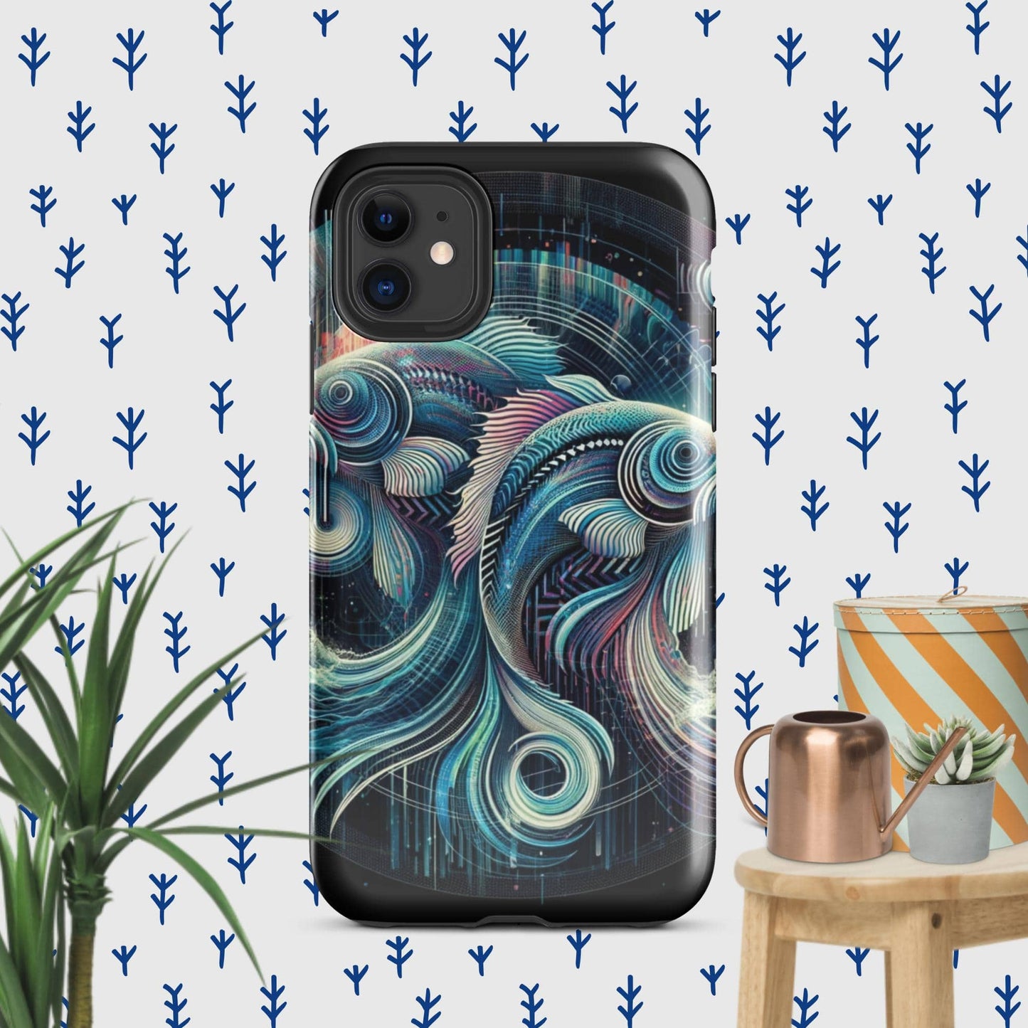 The Hologram Hook Up Glossy / iPhone 11 Pisces Tough Case for iPhone®