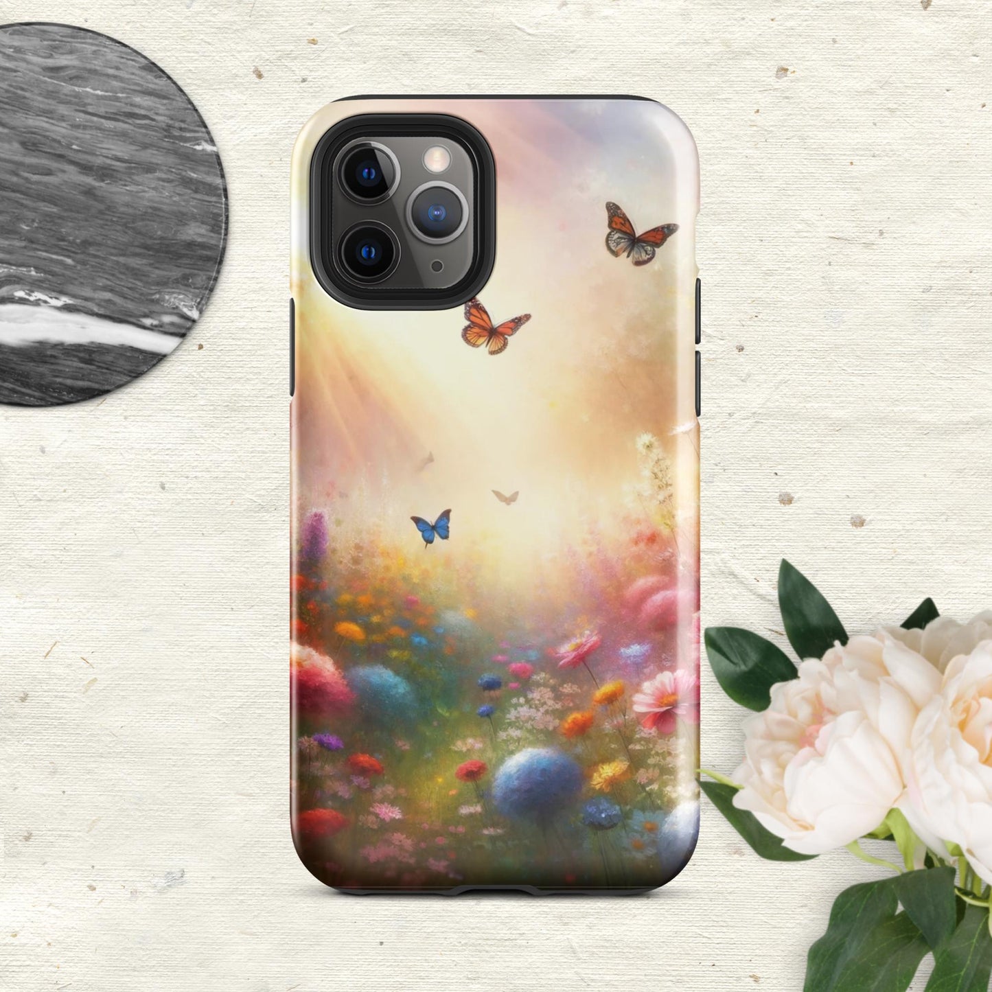 The Hologram Hook Up Glossy / iPhone 11 Pro Butterfly Oasis Tough Case for iPhone®
