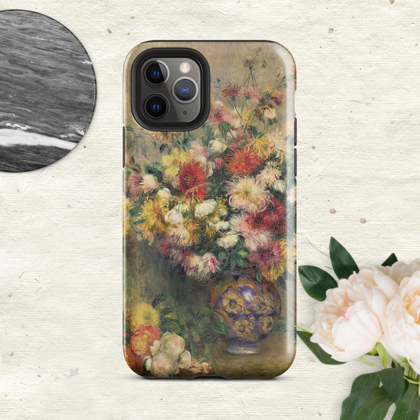 The Hologram Hook Up Glossy / iPhone 11 Pro Dahlias Renoir Tough Case for iPhone®