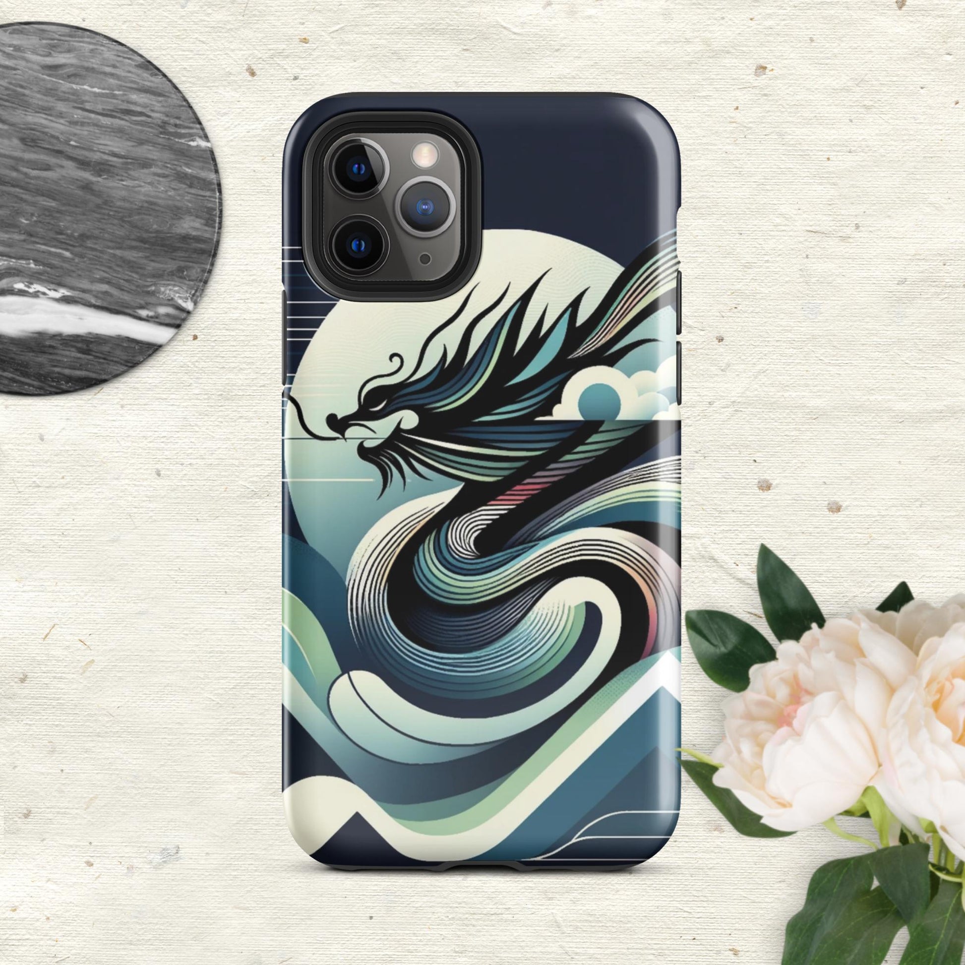 The Hologram Hook Up Glossy / iPhone 11 Pro Dragon Icon Tough Case for iPhone®