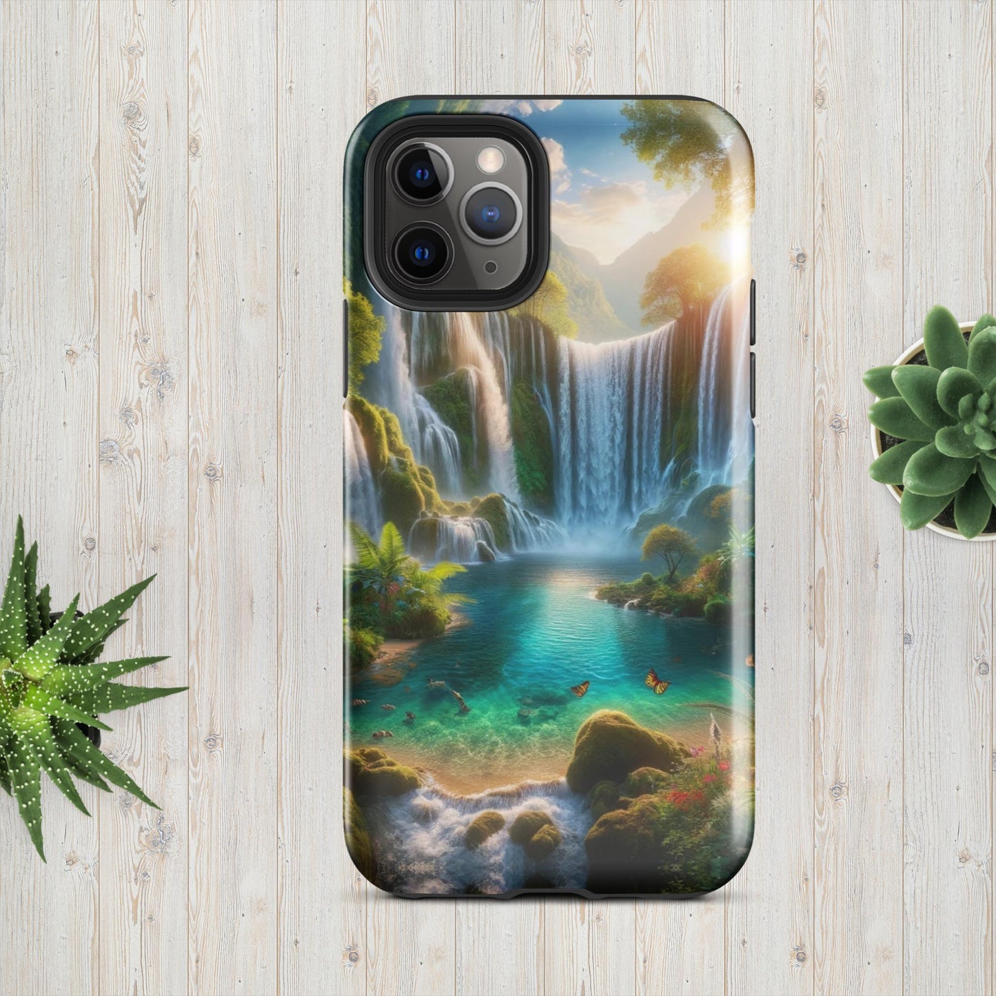 The Hologram Hook Up Glossy / iPhone 11 Pro Hidden Falls Tough Case for iPhone®