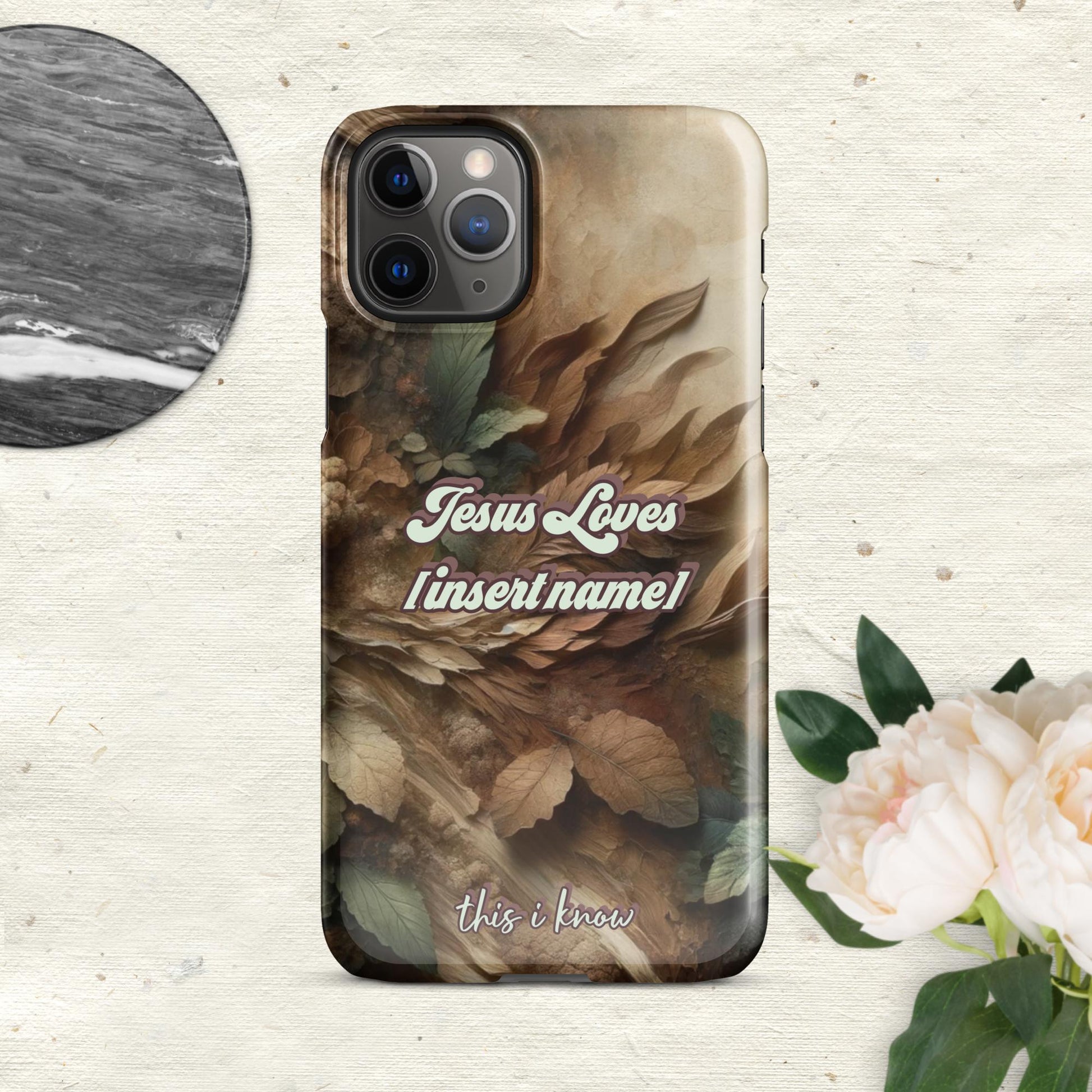 Trendyguard Glossy / iPhone 11 Pro Jesus Loves [insertname] This I Know | Custom Snap case for iPhone®