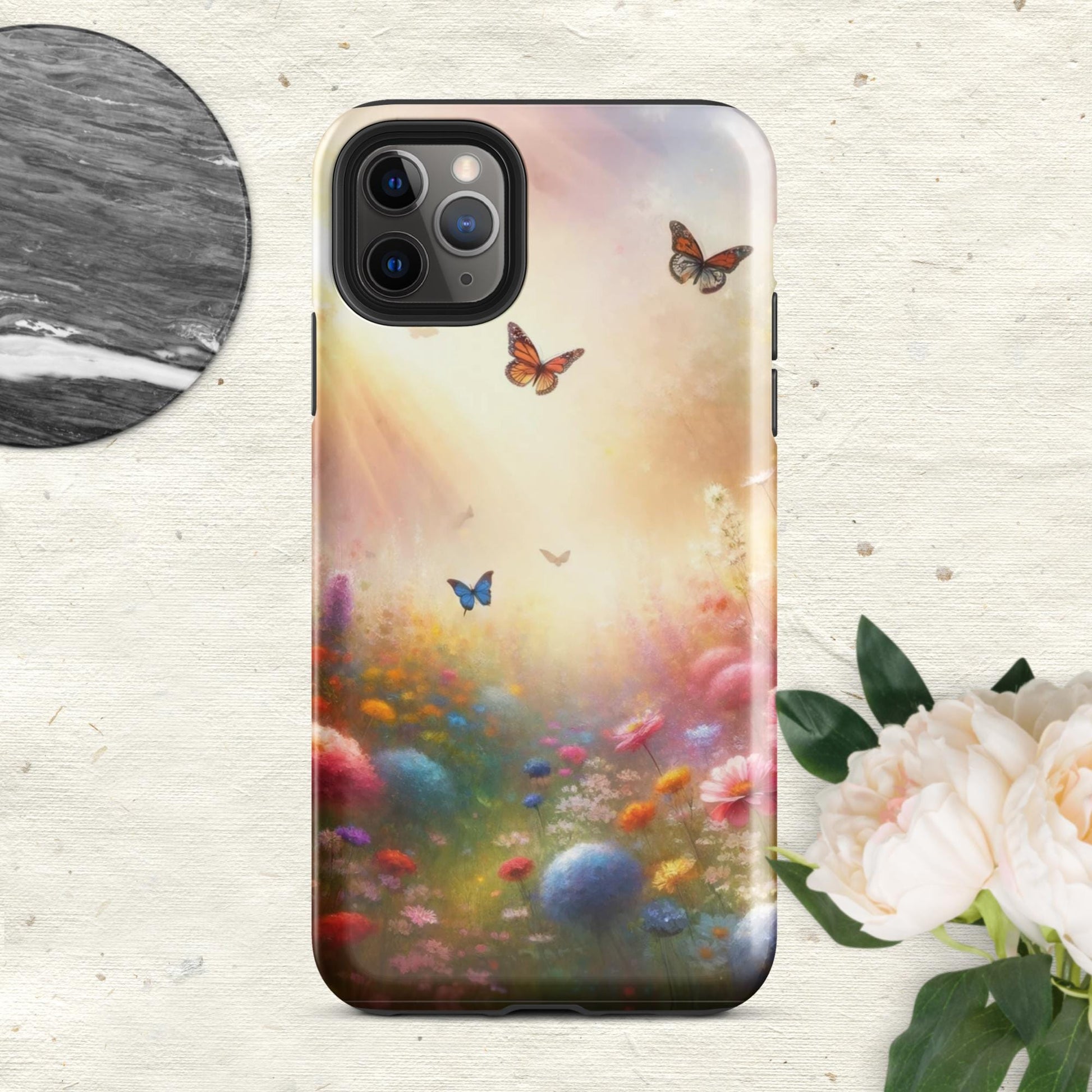 The Hologram Hook Up Glossy / iPhone 11 Pro Max Butterfly Oasis Tough Case for iPhone®