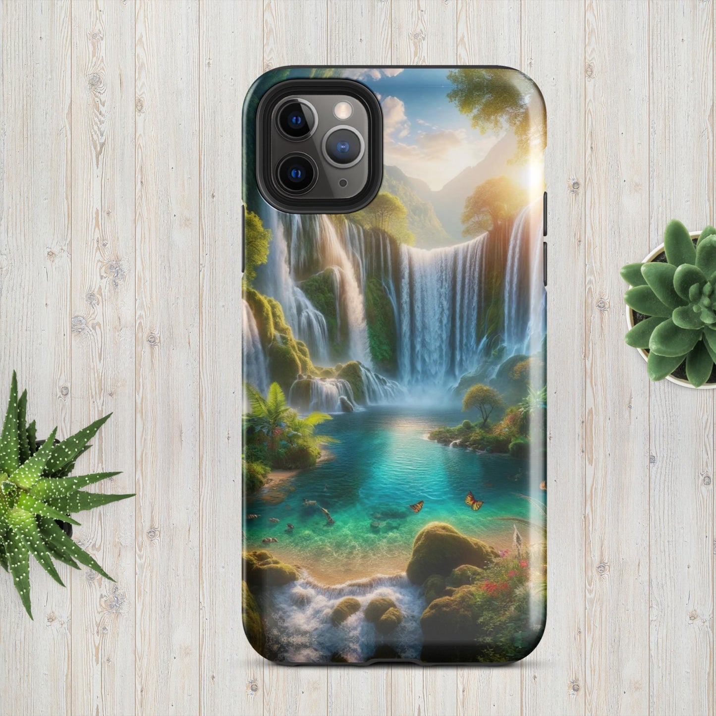 The Hologram Hook Up Glossy / iPhone 11 Pro Max Hidden Falls Tough Case for iPhone®