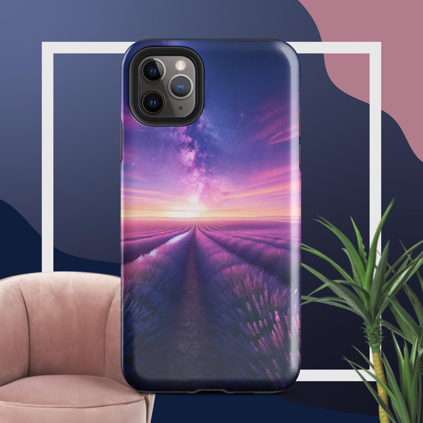The Hologram Hook Up Glossy / iPhone 11 Pro Max Lavender Fields Forever Tough Case for iPhone®