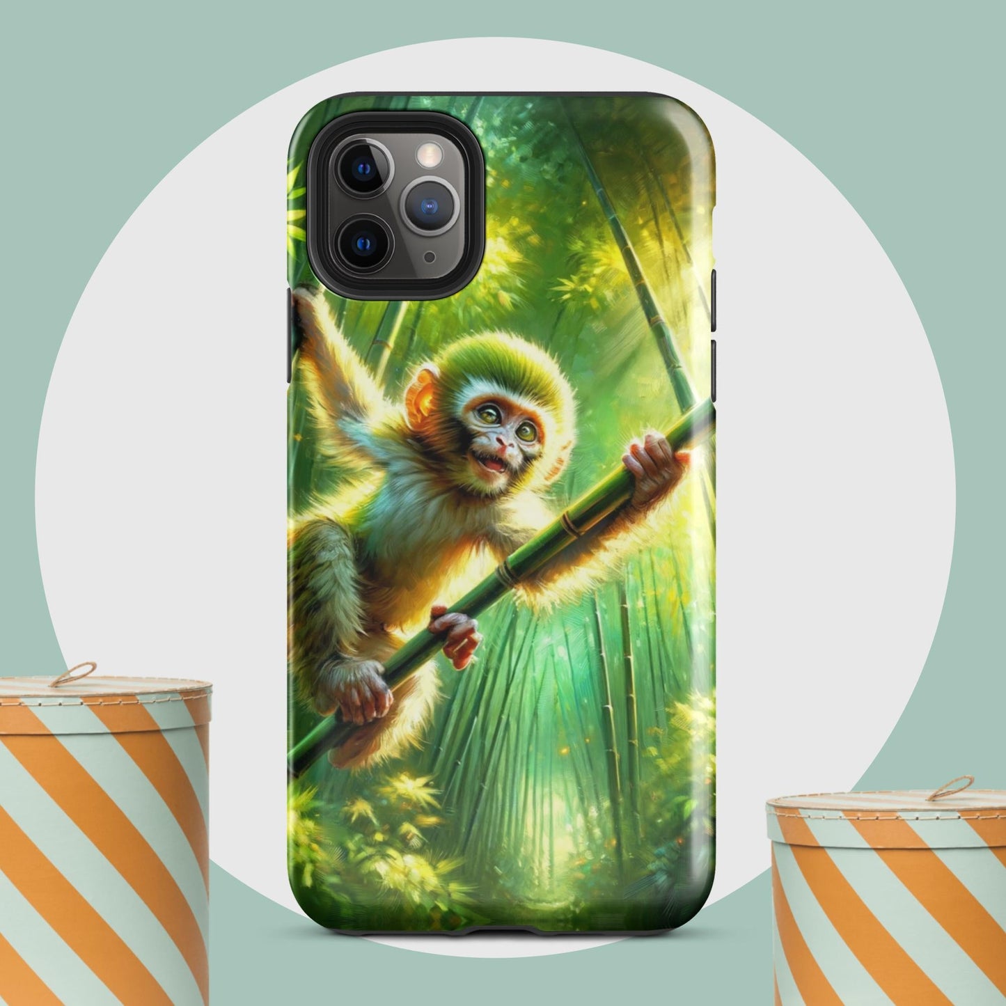 The Hologram Hook Up Glossy / iPhone 11 Pro Max Monkey Tough Case for iPhone®