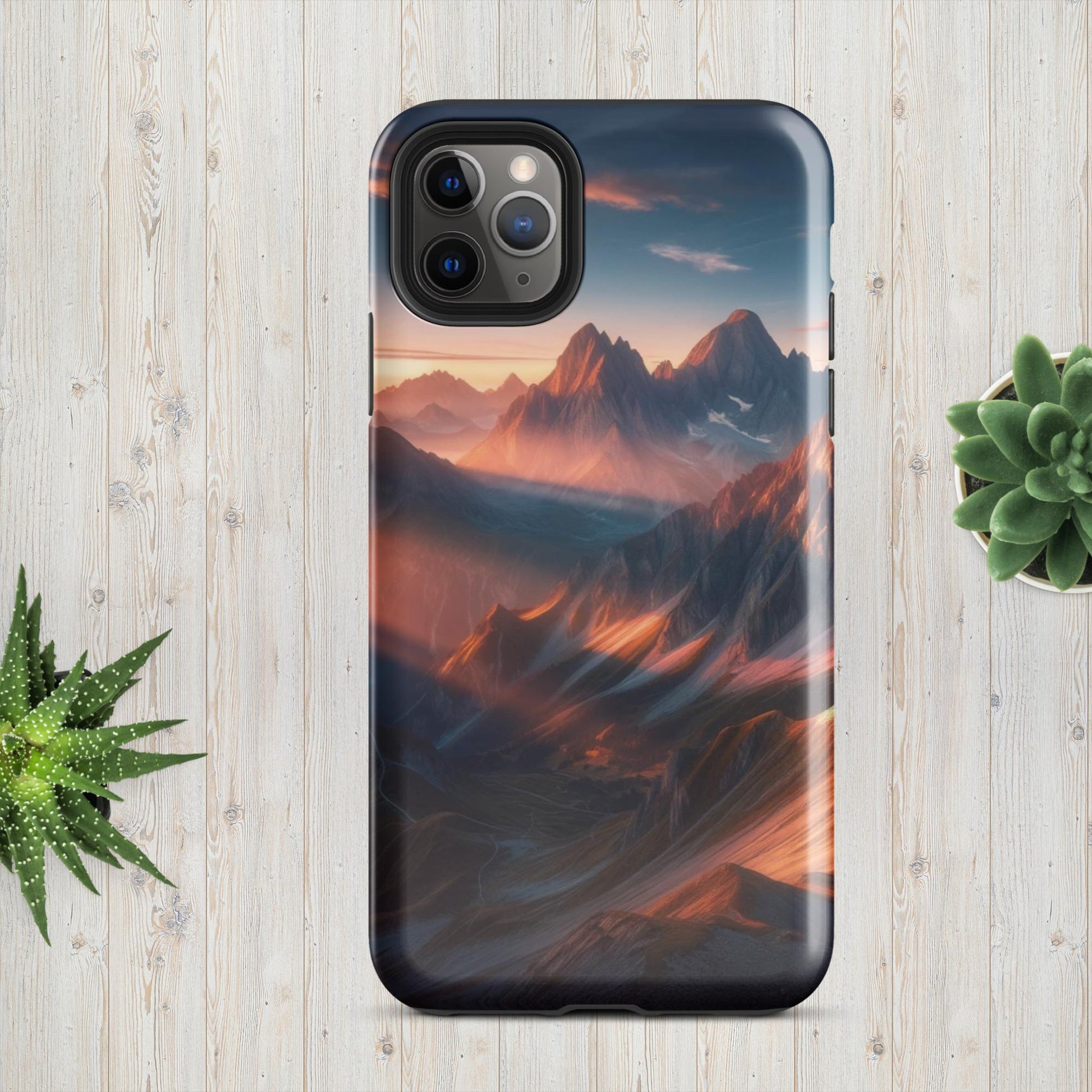 The Hologram Hook Up Glossy / iPhone 11 Pro Max Mountain Mornings Tough Case for iPhone®