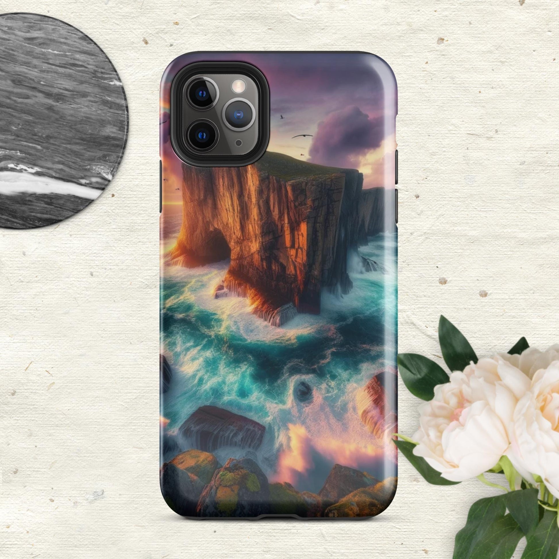 The Hologram Hook Up Glossy / iPhone 11 Pro Max Ocean Cliff Tough Case for iPhone®