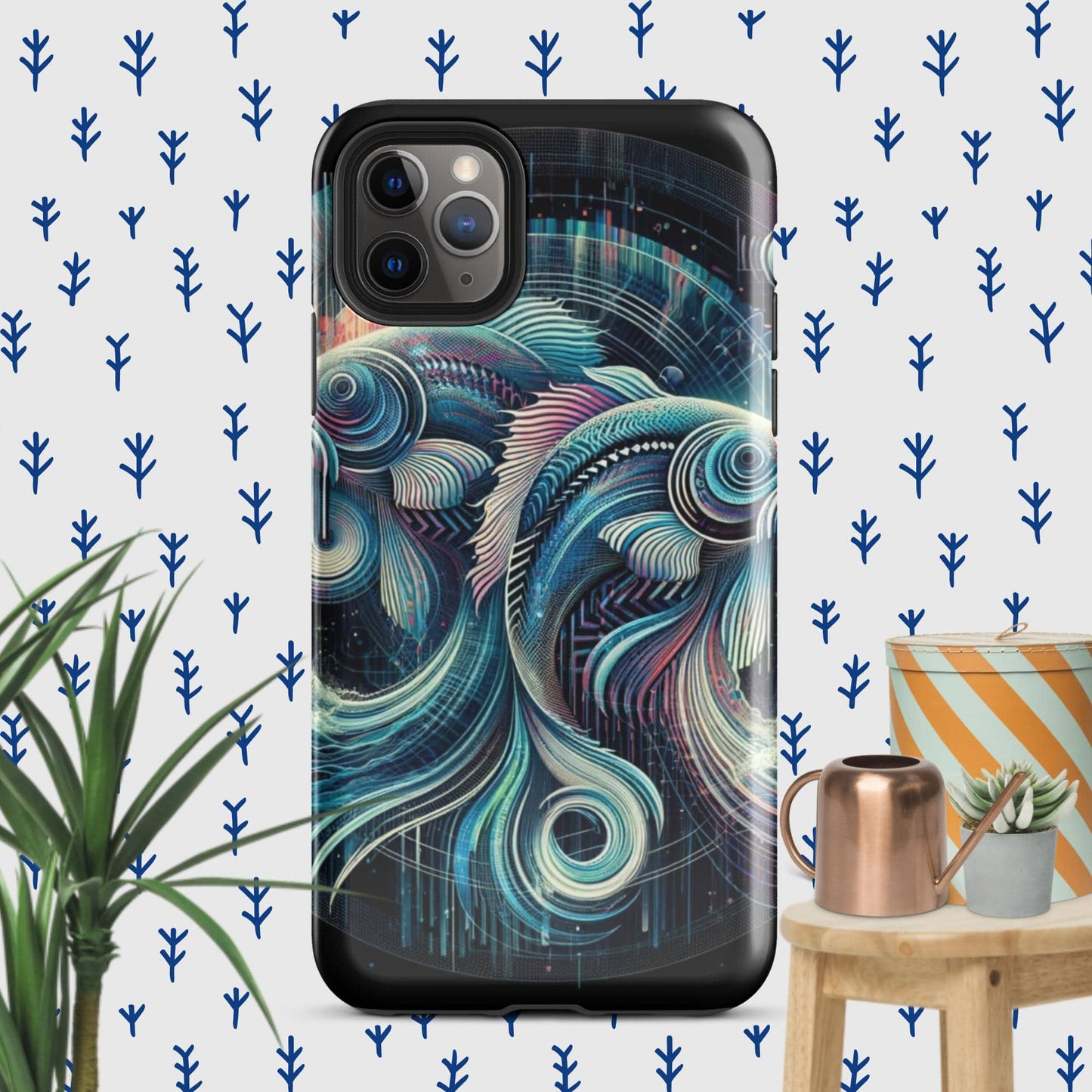 The Hologram Hook Up Glossy / iPhone 11 Pro Max Pisces Tough Case for iPhone®