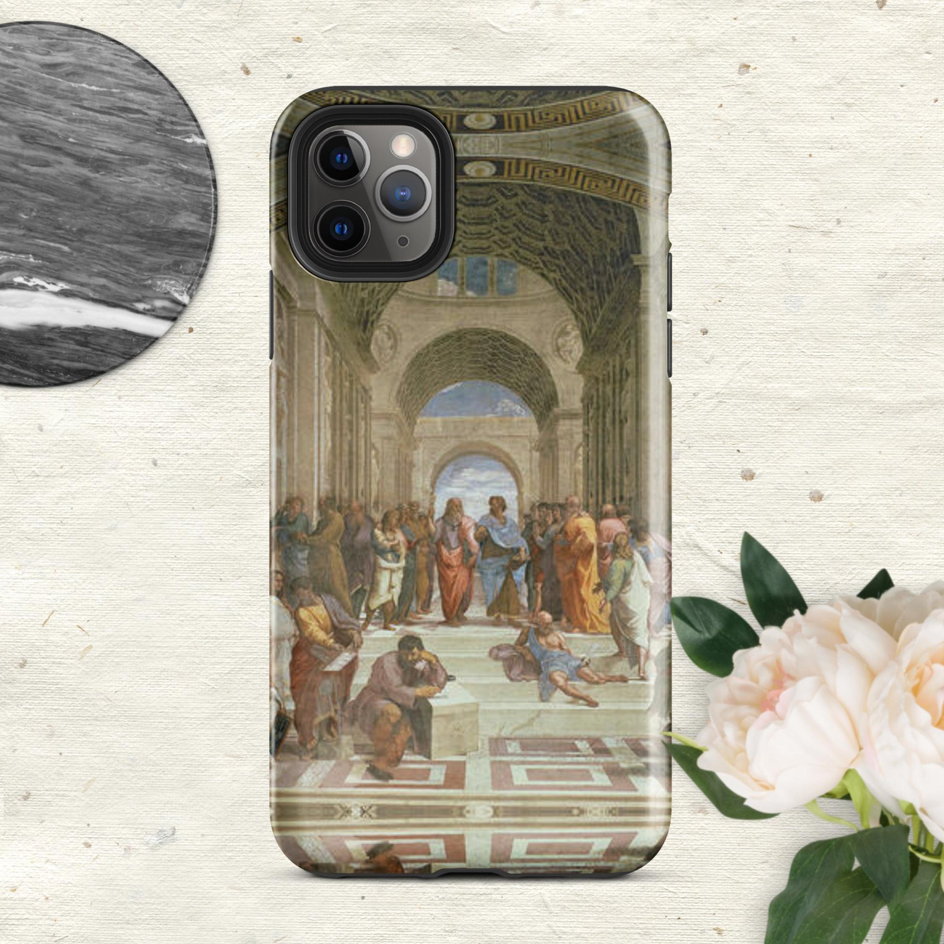 The Hologram Hook Up Glossy / iPhone 11 Pro Max Reflections of Athens Tough Case for iPhone®