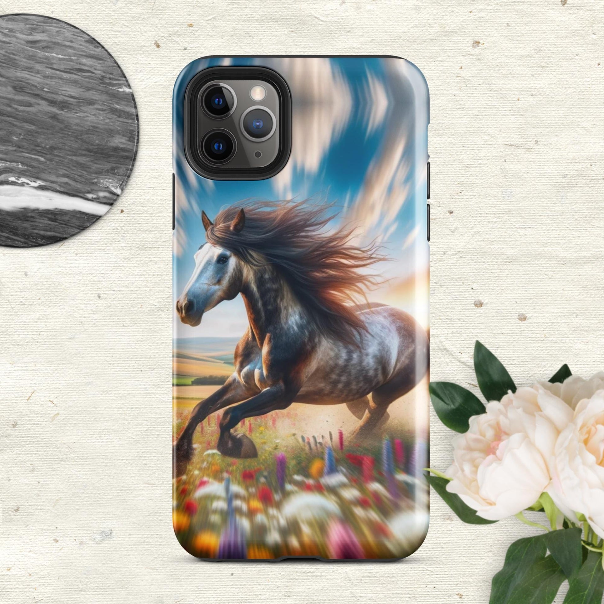 The Hologram Hook Up Glossy / iPhone 11 Pro Max Speed Horse Tough Case for iPhone®