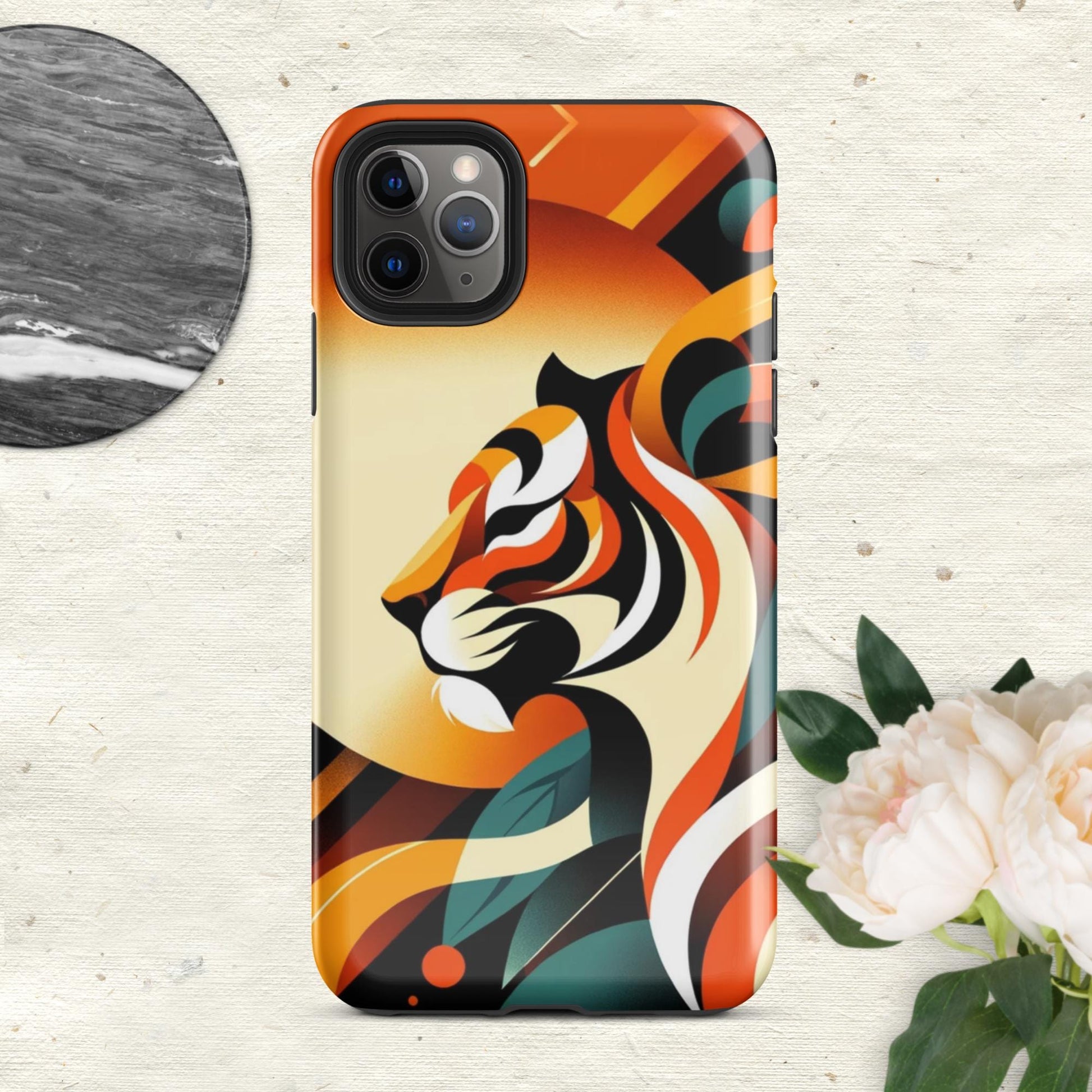 The Hologram Hook Up Glossy / iPhone 11 Pro Max Tiger Icon Tough Case for iPhone®