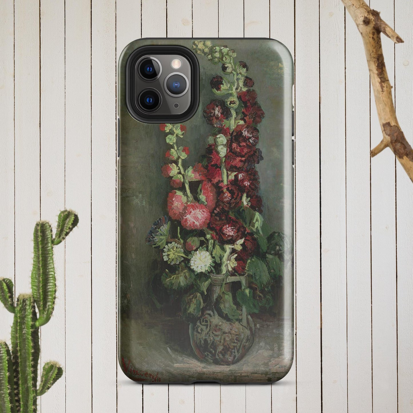 The Hologram Hook Up Glossy / iPhone 11 Pro Max Vincent's Hollyhocks Tough Case for iPhone®