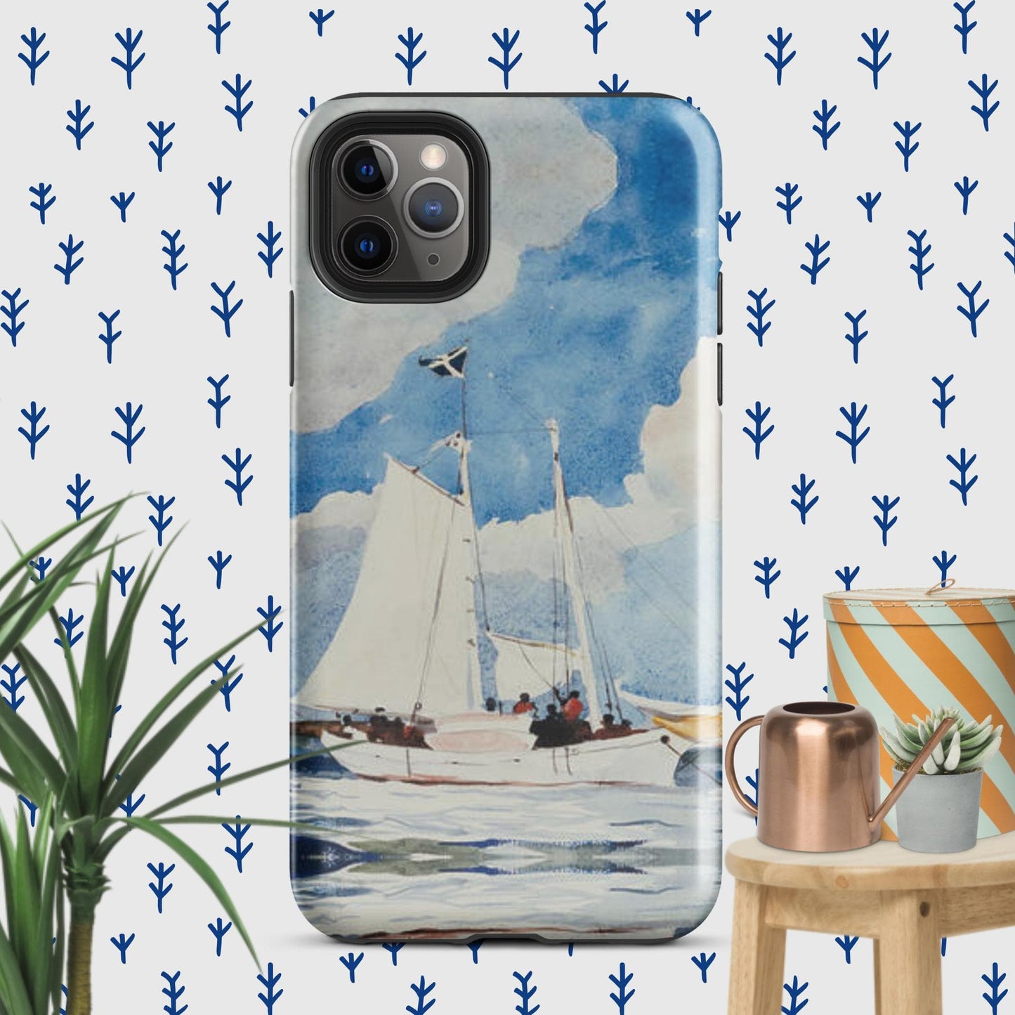 The Hologram Hook Up Glossy / iPhone 11 Pro Max Winslow's Schooner Tough Case for iPhone®