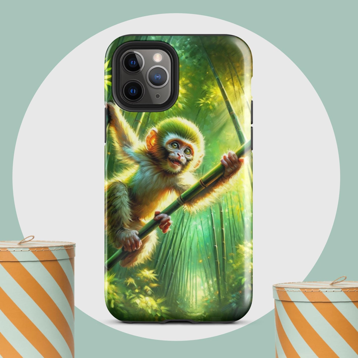 The Hologram Hook Up Glossy / iPhone 11 Pro Monkey Tough Case for iPhone®