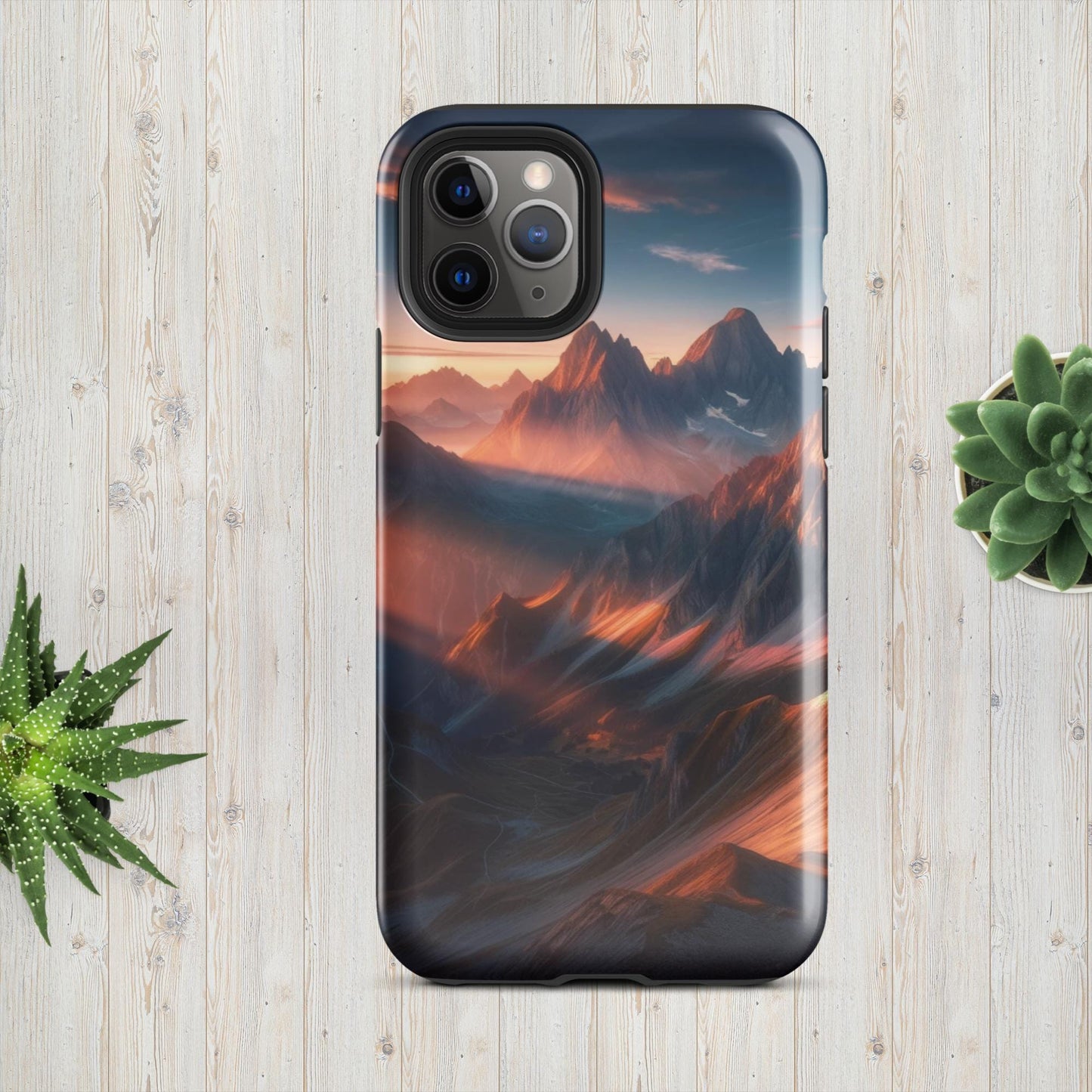 The Hologram Hook Up Glossy / iPhone 11 Pro Mountain Mornings Tough Case for iPhone®