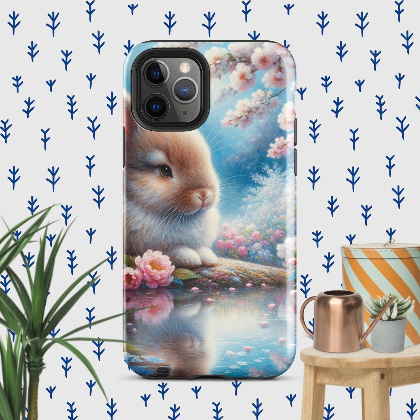 The Hologram Hook Up Glossy / iPhone 11 Pro Rabbit Tough Case for iPhone®