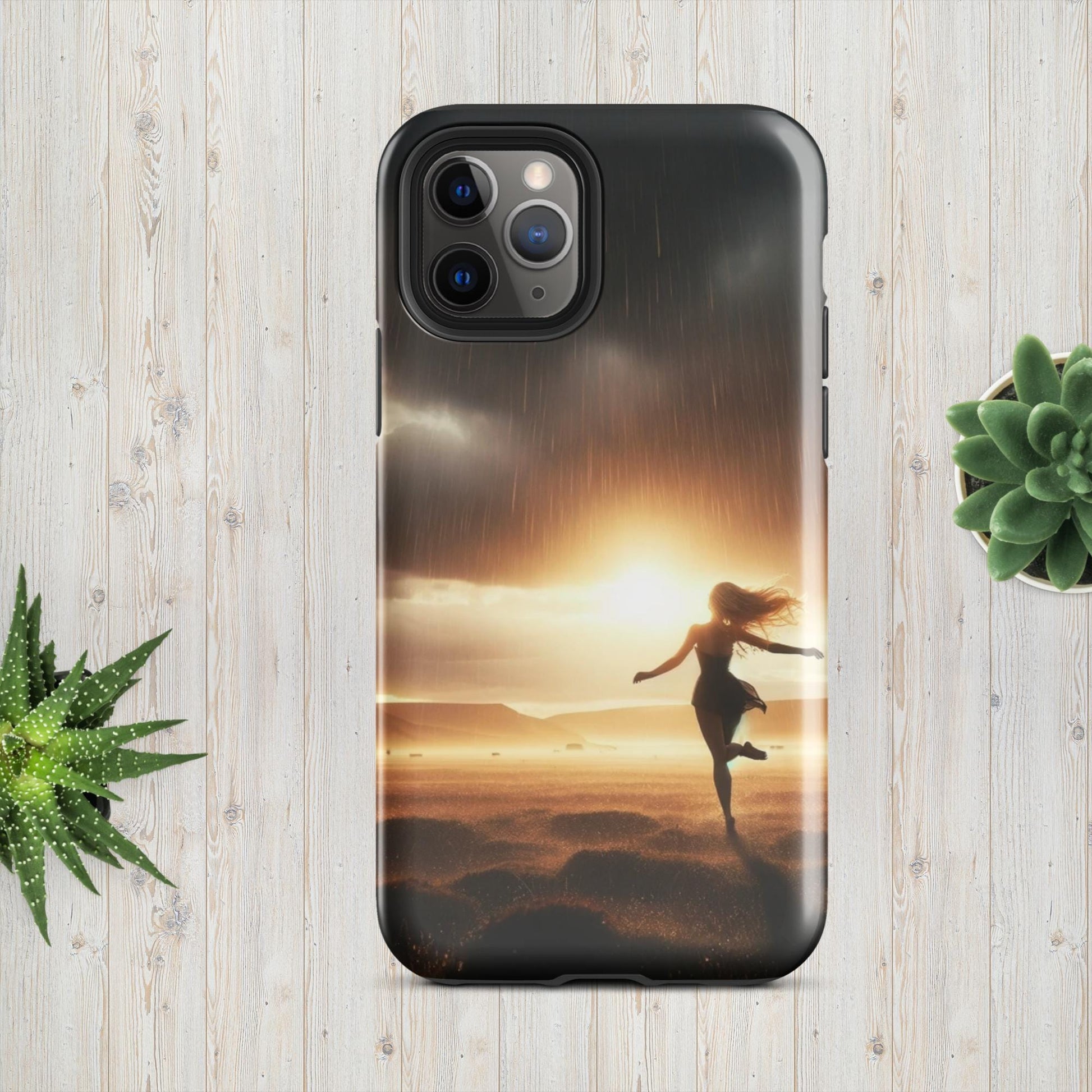 The Hologram Hook Up Glossy / iPhone 11 Pro Rain Dancer Tough Case for iPhone®