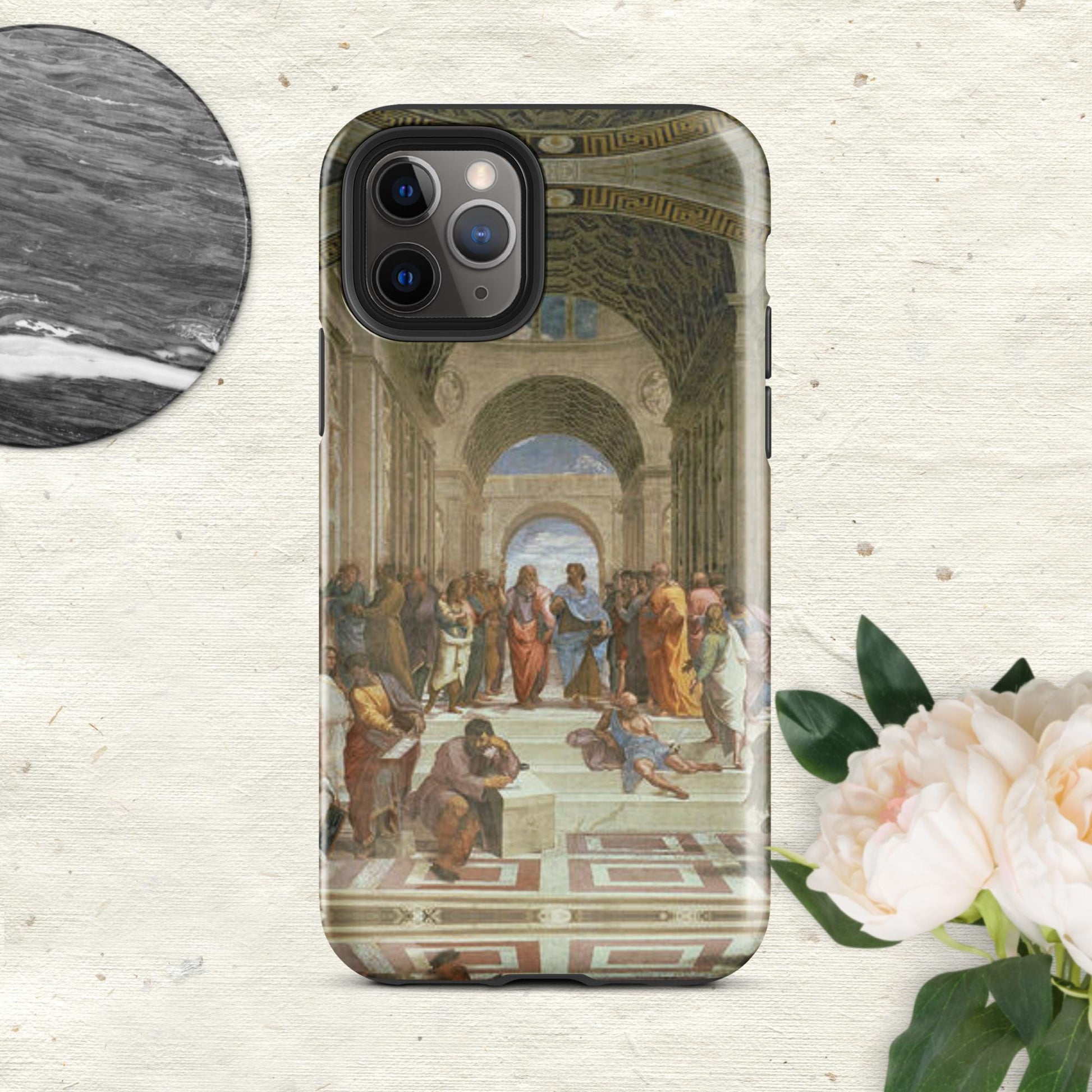 The Hologram Hook Up Glossy / iPhone 11 Pro Reflections of Athens Tough Case for iPhone®