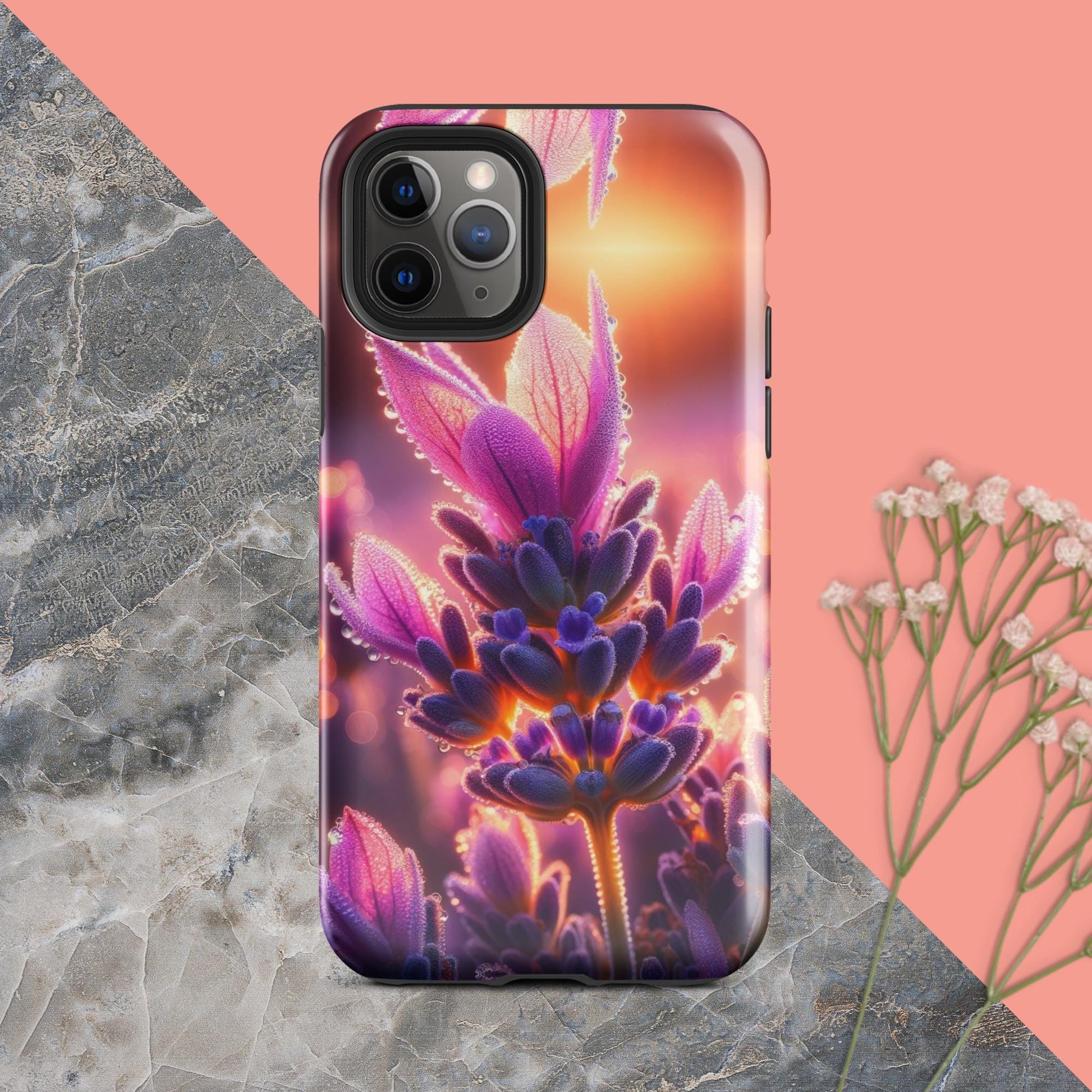 The Hologram Hook Up Glossy / iPhone 11 Pro Sunrise Lavender Tough Case for iPhone®