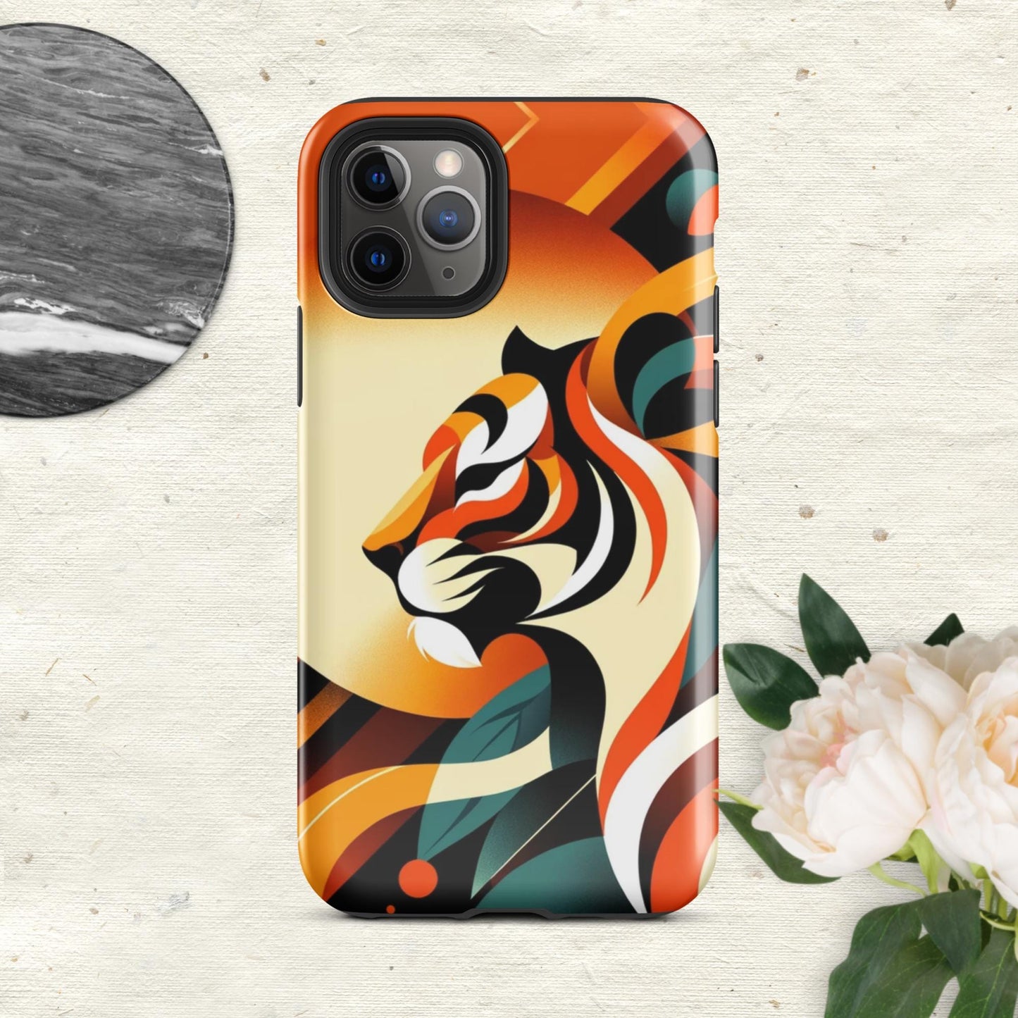 The Hologram Hook Up Glossy / iPhone 11 Pro Tiger Icon Tough Case for iPhone®