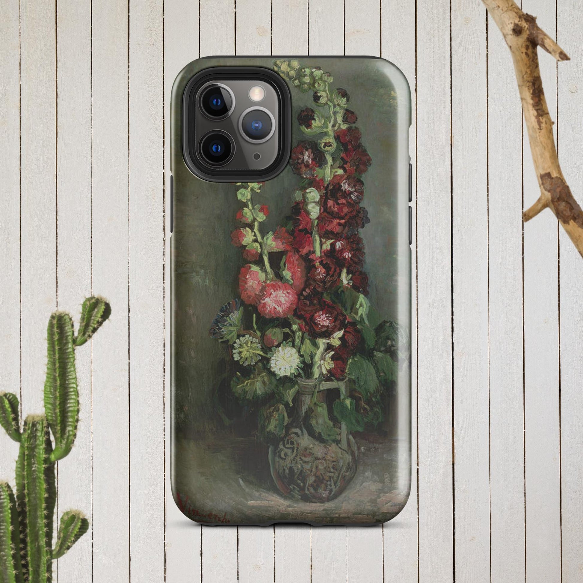 The Hologram Hook Up Glossy / iPhone 11 Pro Vincent's Hollyhocks Tough Case for iPhone®