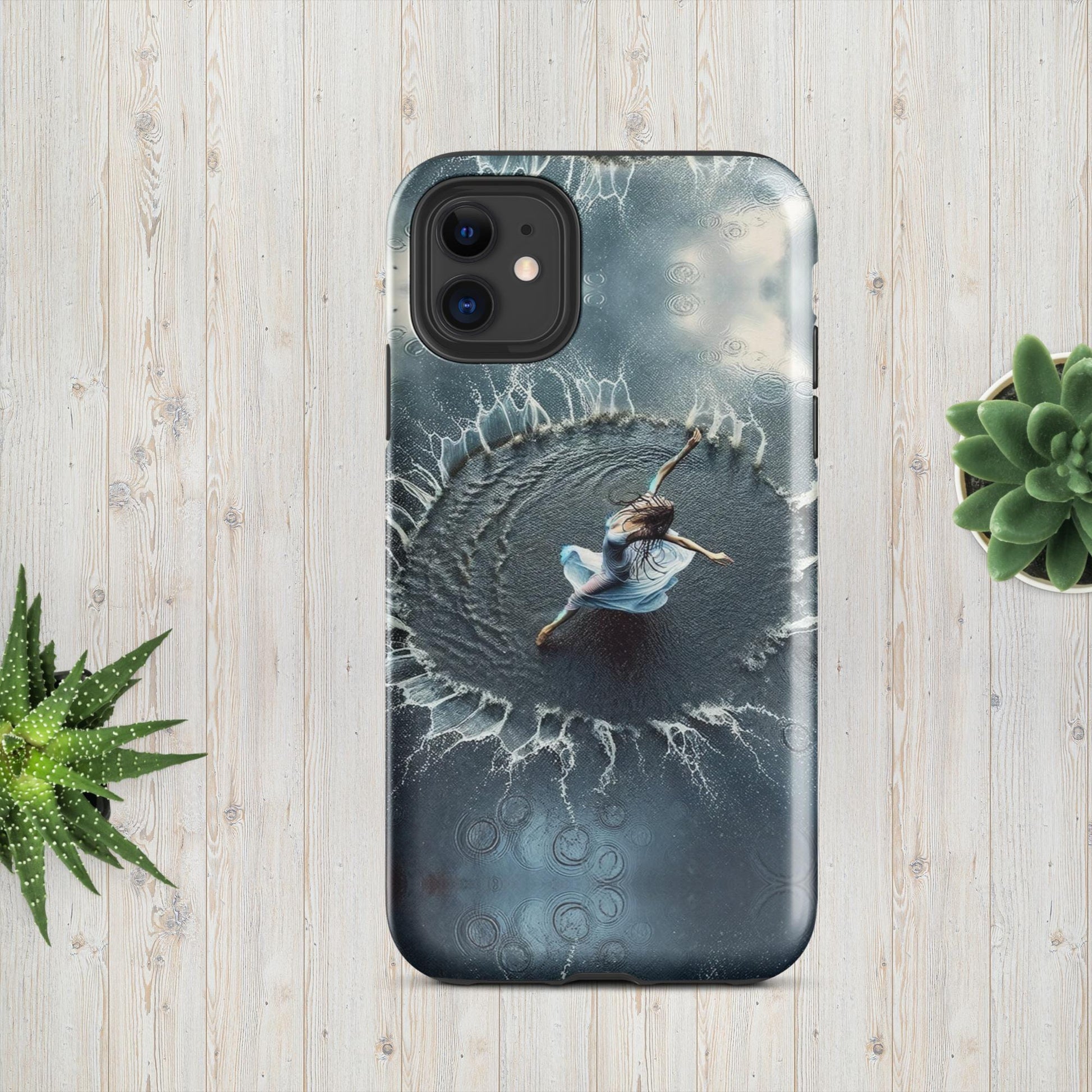 The Hologram Hook Up Glossy / iPhone 11 Puddle Dance Tough Case for iPhone®