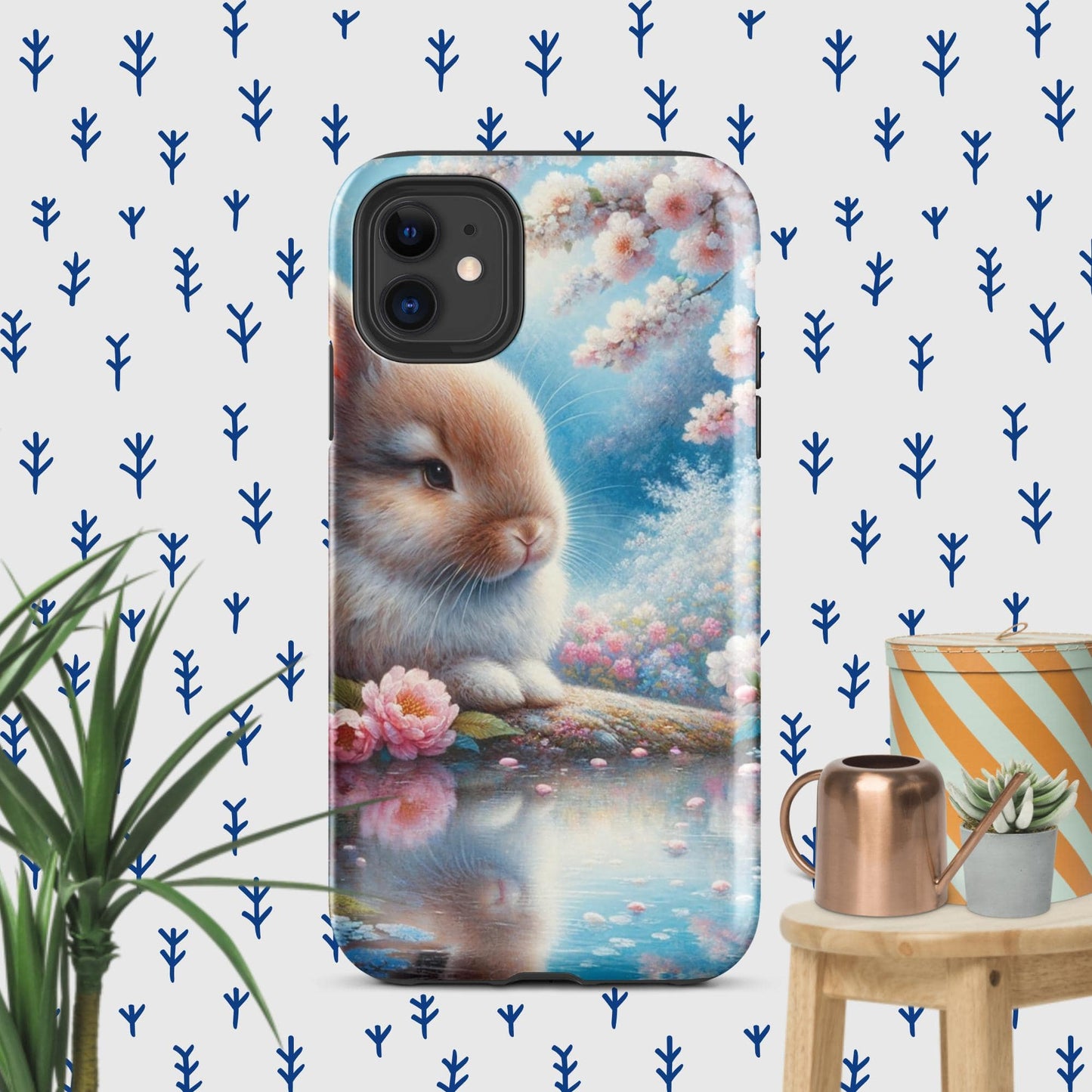 The Hologram Hook Up Glossy / iPhone 11 Rabbit Tough Case for iPhone®