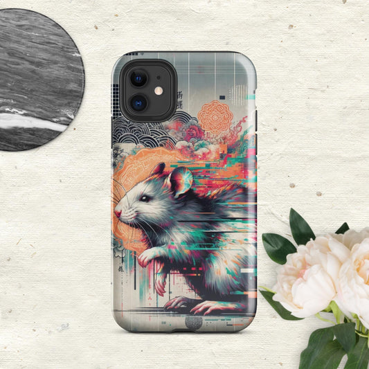 The Hologram Hook Up Glossy / iPhone 11 Rat Glitch Tough Case for iPhone®