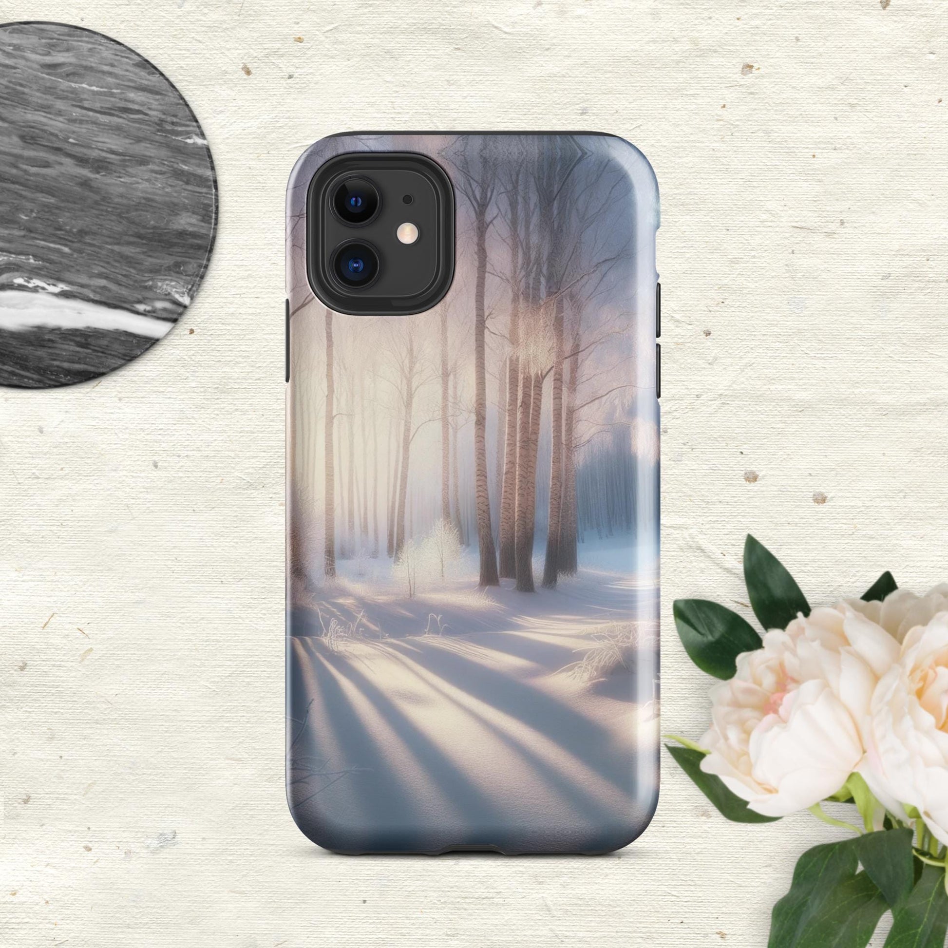 The Hologram Hook Up Glossy / iPhone 11 Snowy Escapade Tough Case for iPhone®