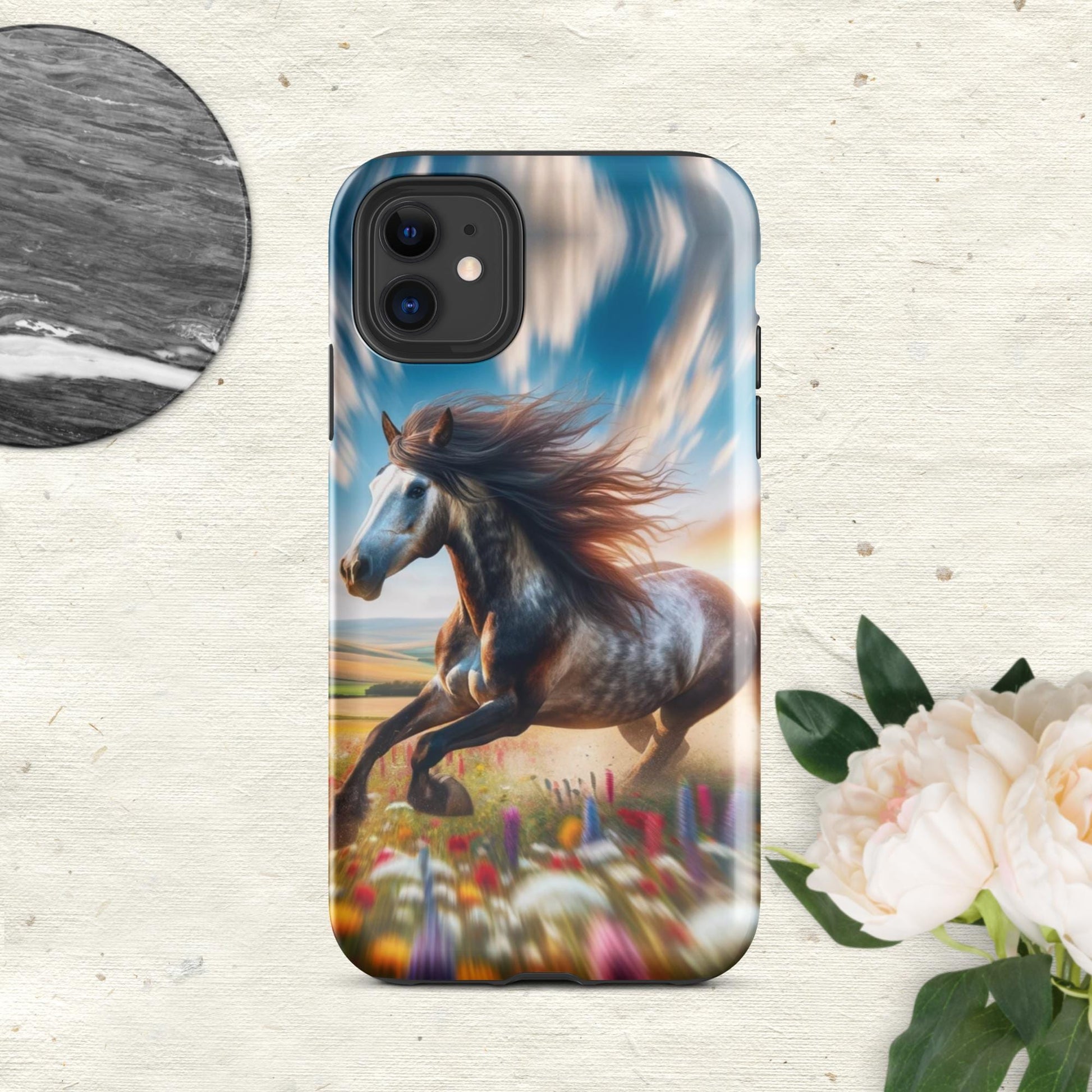 The Hologram Hook Up Glossy / iPhone 11 Speed Horse Tough Case for iPhone®