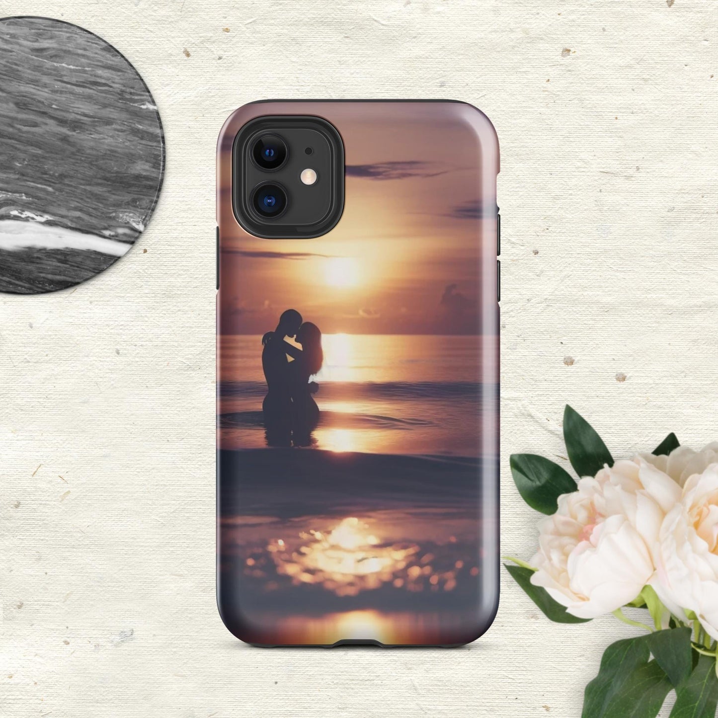 The Hologram Hook Up Glossy / iPhone 11 Sunset Love Tough Case for iPhone®