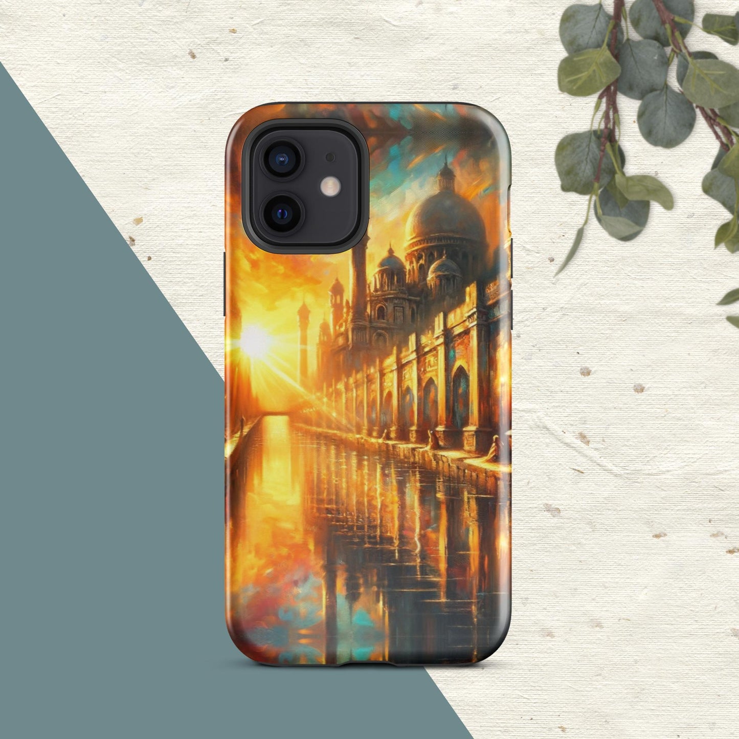 The Hologram Hook Up Glossy / iPhone 12 Ancient Trade Tough Case for iPhone®