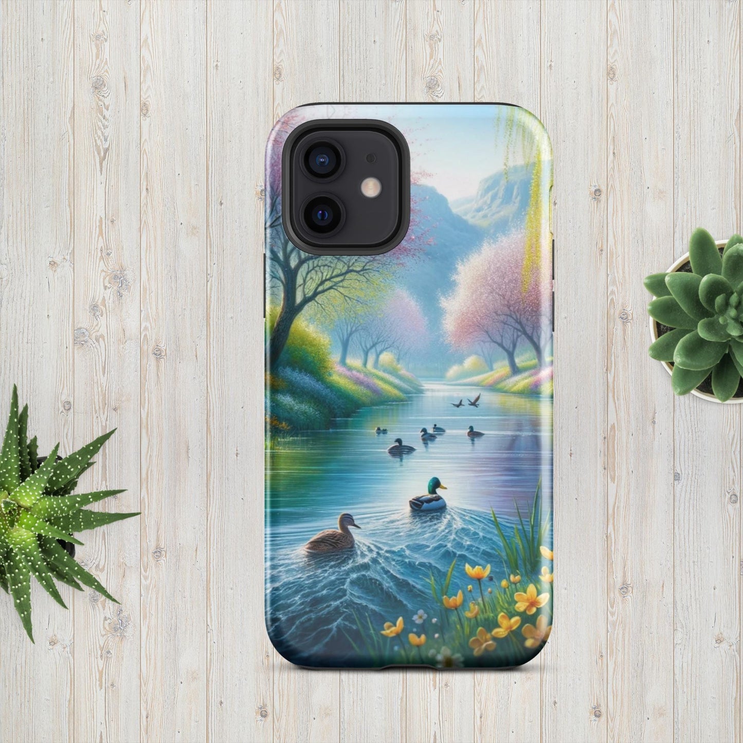 The Hologram Hook Up Glossy / iPhone 12 Duck's Haven Tough Case for iPhone®