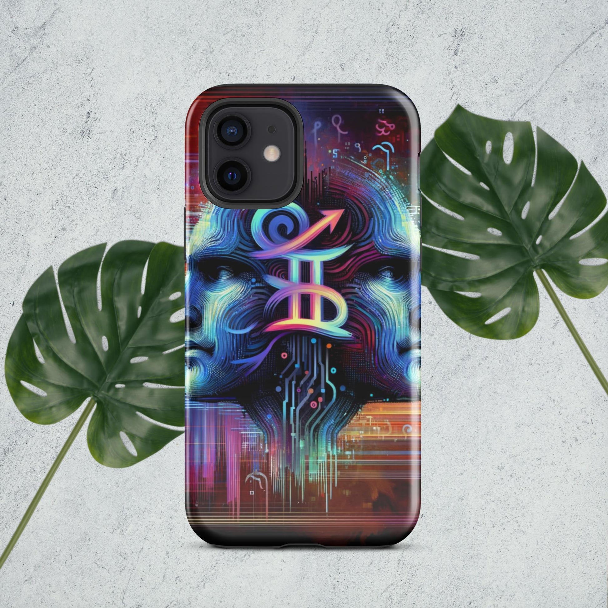 The Hologram Hook Up Glossy / iPhone 12 Gemini Tough Case for iPhone®