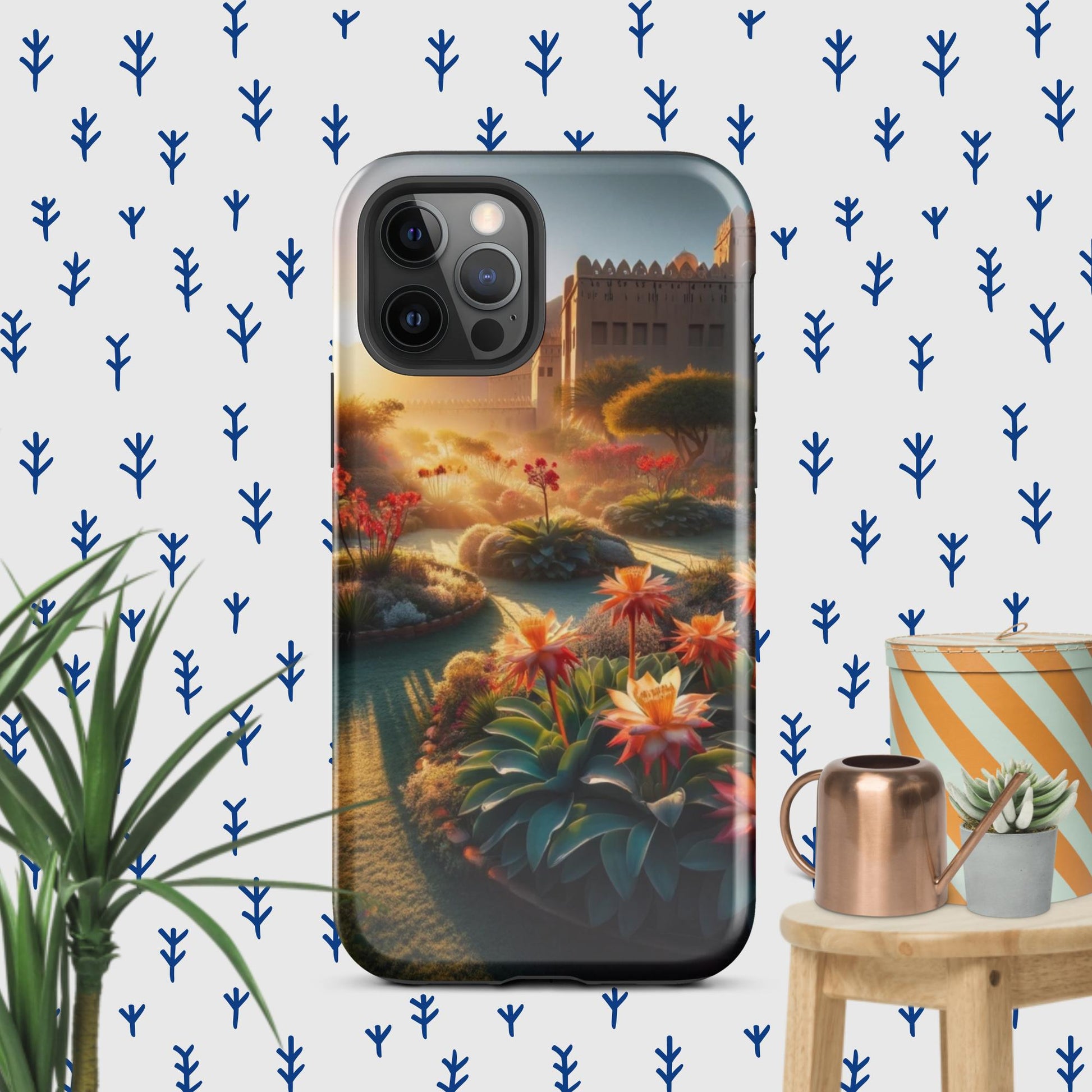 The Hologram Hook Up Glossy / iPhone 12 Pro Enchanted Gardens Tough Case for iPhone®