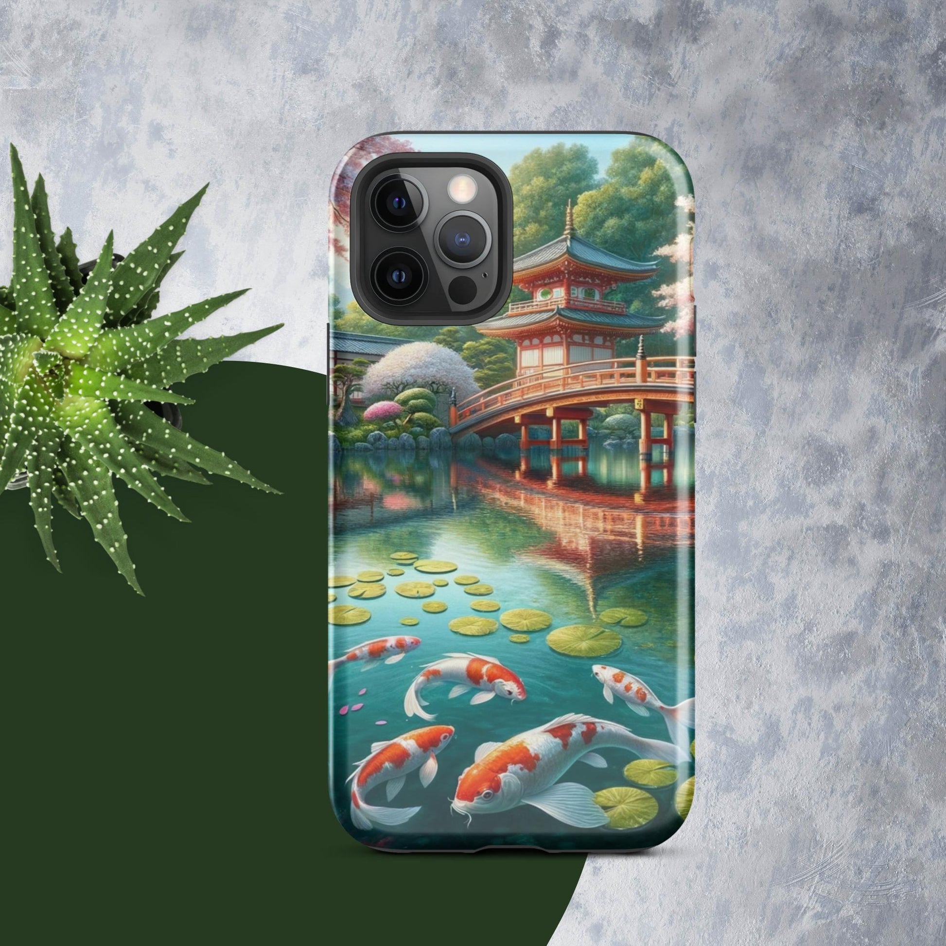 The Hologram Hook Up Glossy / iPhone 12 Pro Koi Paradise Tough Case for iPhone®