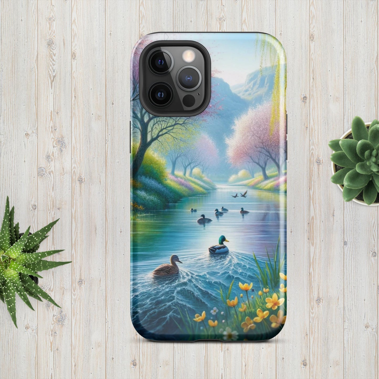 The Hologram Hook Up Glossy / iPhone 12 Pro Max Duck's Haven Tough Case for iPhone®