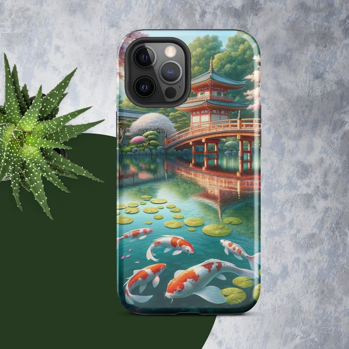 The Hologram Hook Up Glossy / iPhone 12 Pro Max Koi Paradise Tough Case for iPhone®