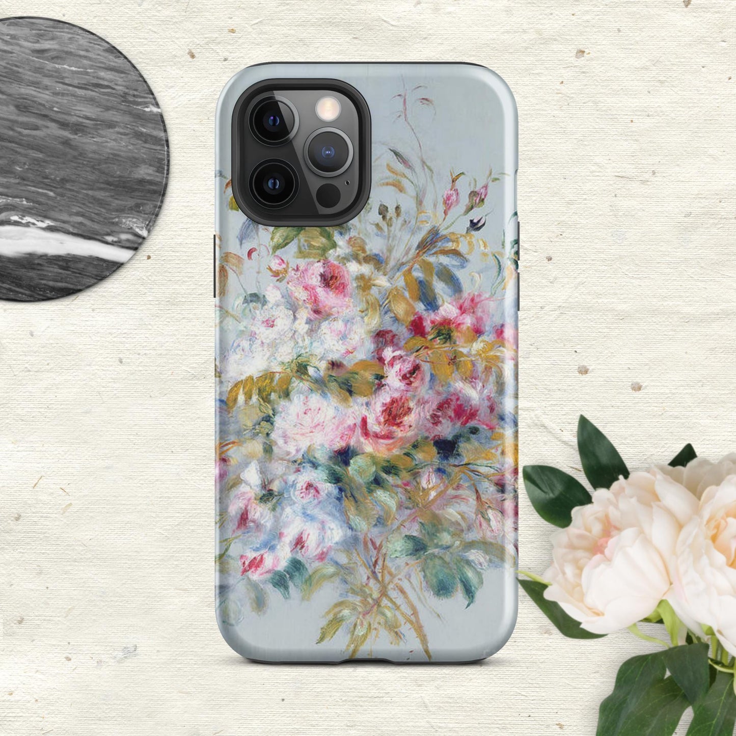 The Hologram Hook Up Glossy / iPhone 12 Pro Max Pierre's Roses Tough Case for iPhone®
